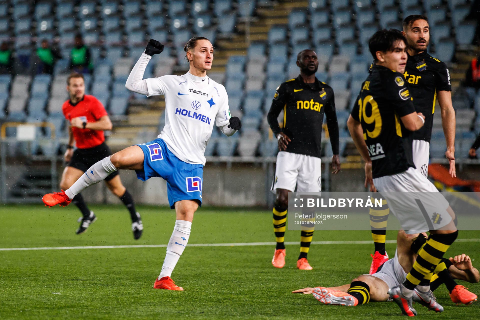 IFK Norrköpings Jonathan Levi gör 1-1