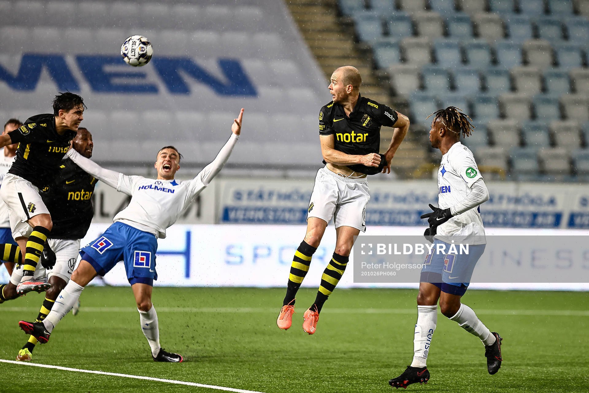 s Eric Kahl, IFK Norrköpings Henrik Castegren, AIK:s Per