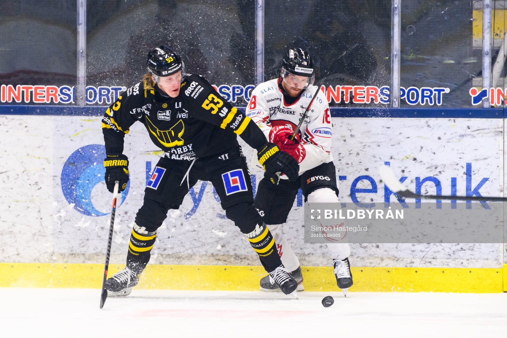 Västerås Anthon Eriksson och Vita Hästens Marcus Fagerudd