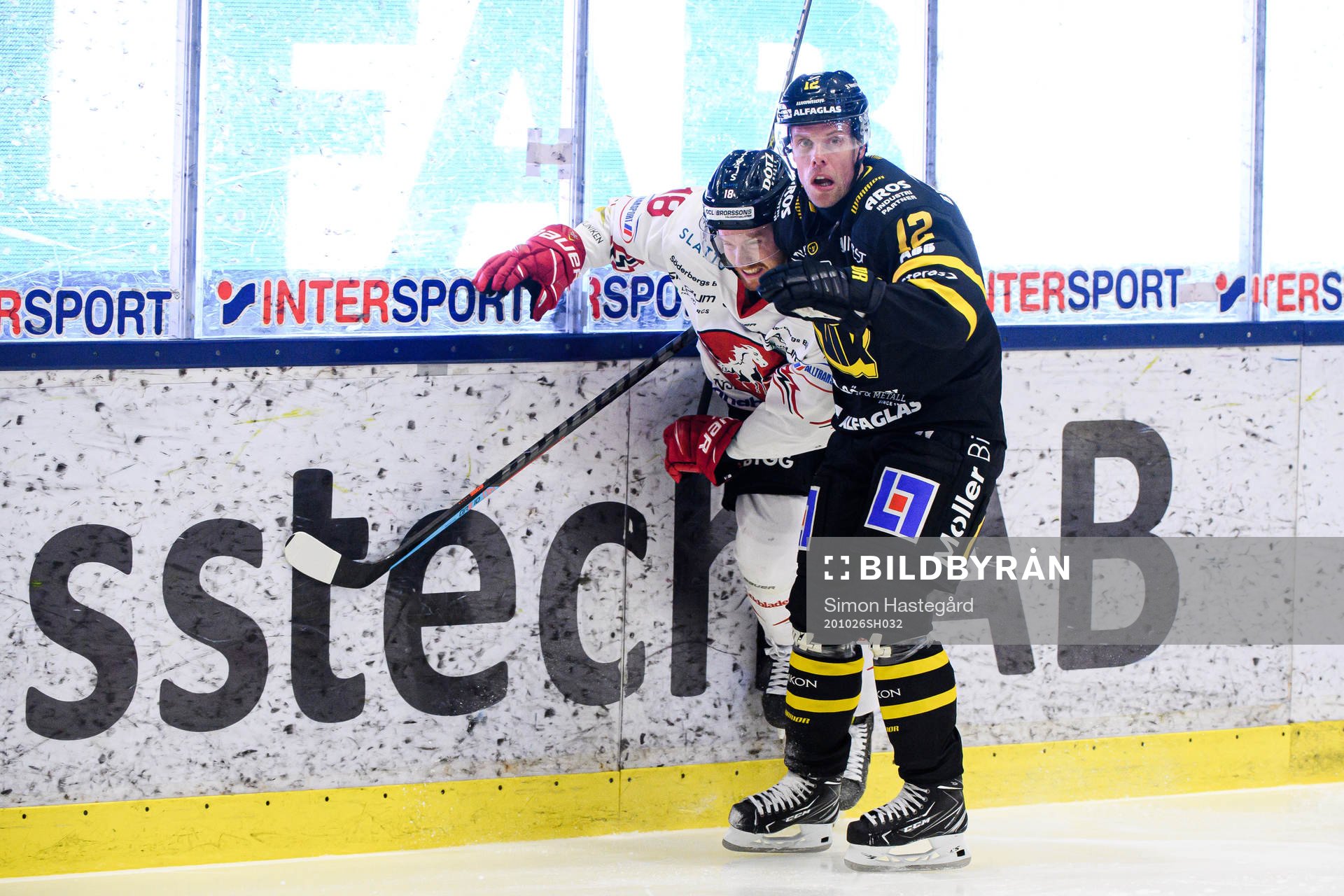 Vita Hästens Marcus Fagerudd och Västerås Fredrik