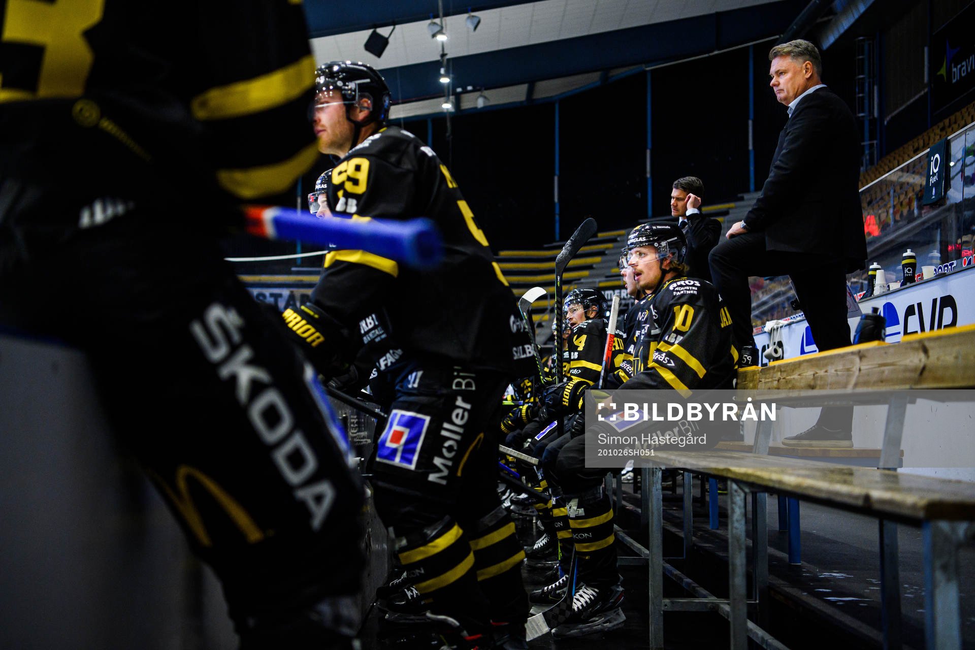 Västerås Jimmie Jansson Lorek deppar i båset