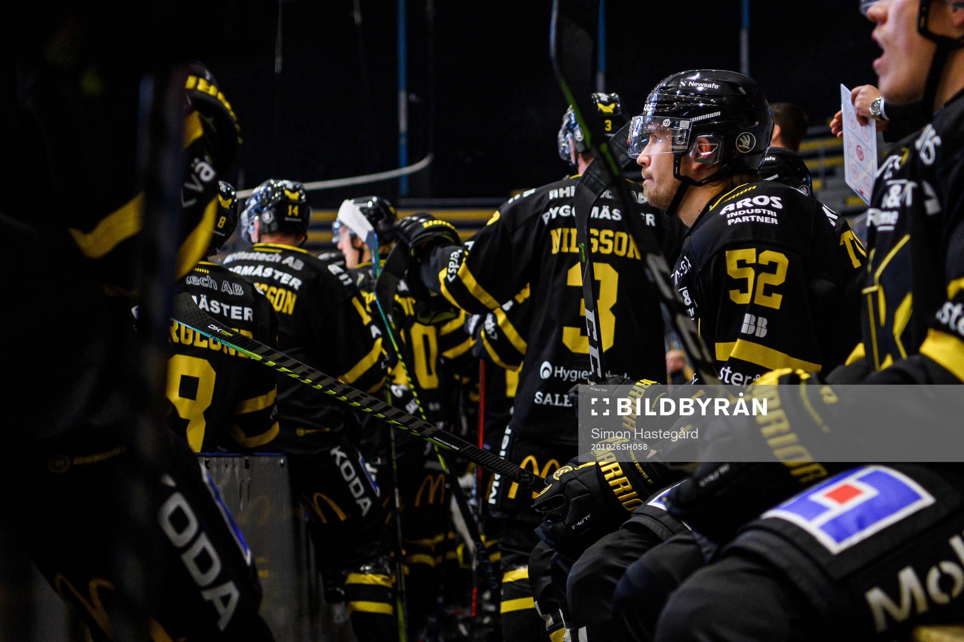 Västerås August Tornberg deppar i båset