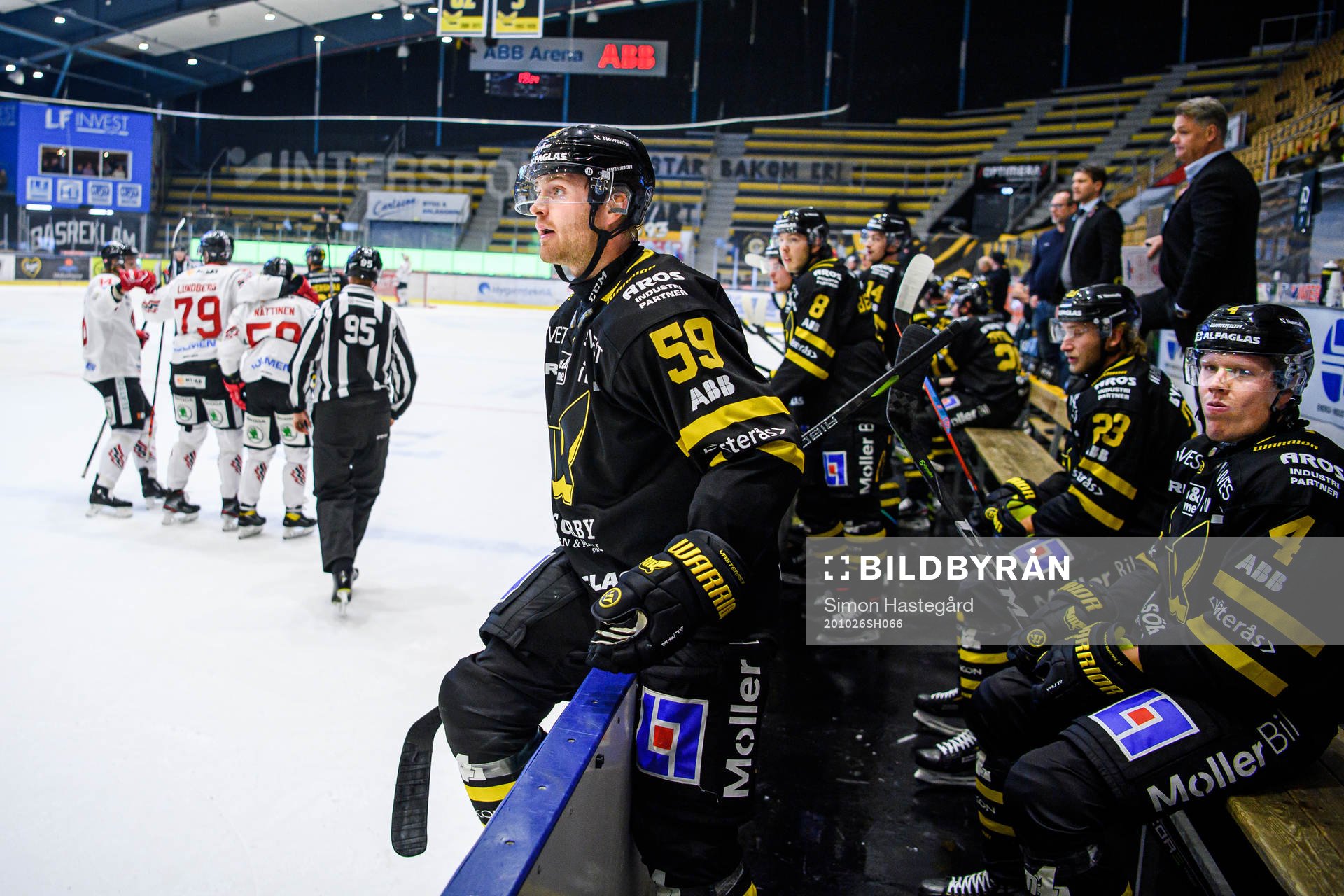 Västerås Anton Mylläri och Niclas Lundgren reagerar