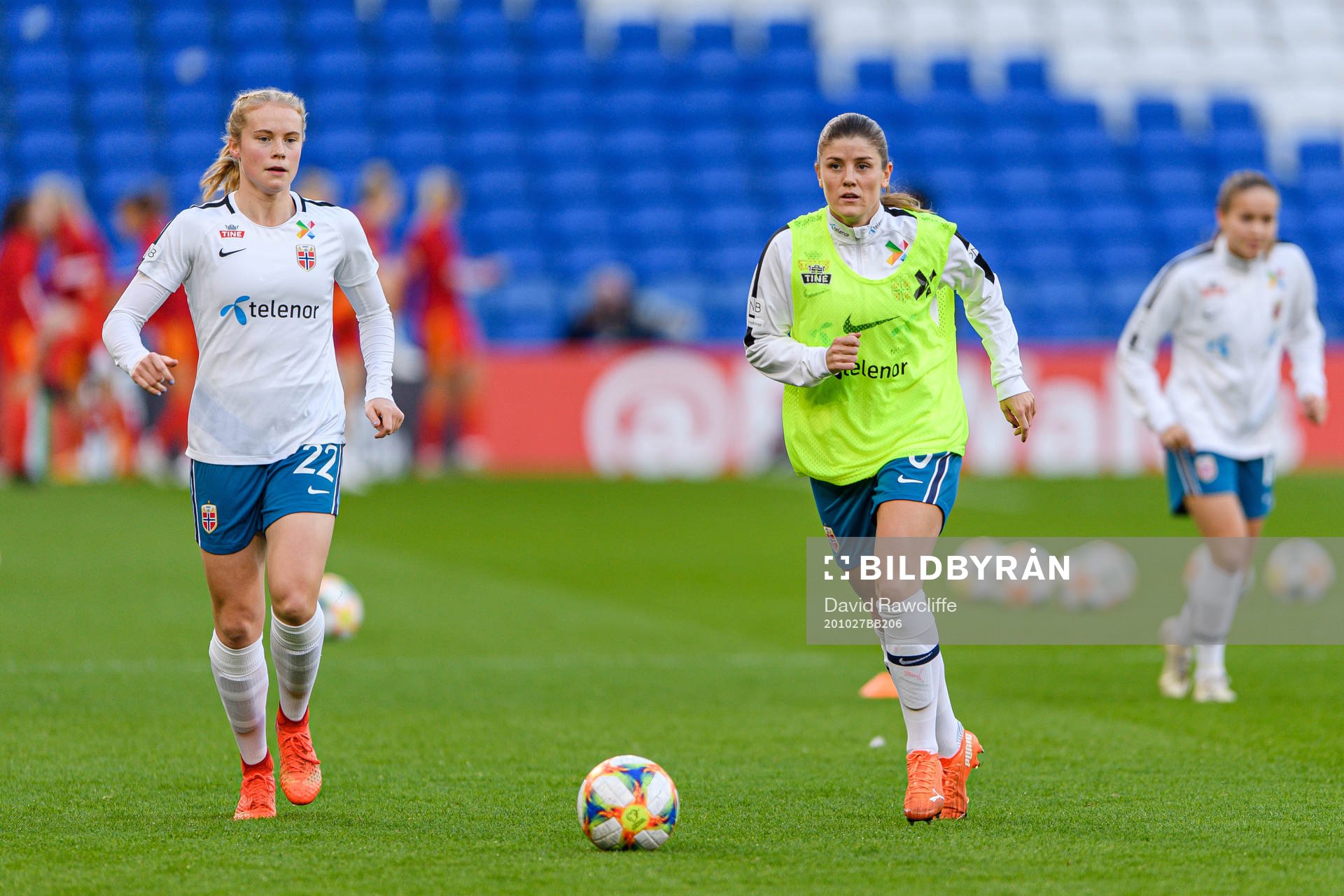 Julie Blakstad and Maren Mjelde of Norway