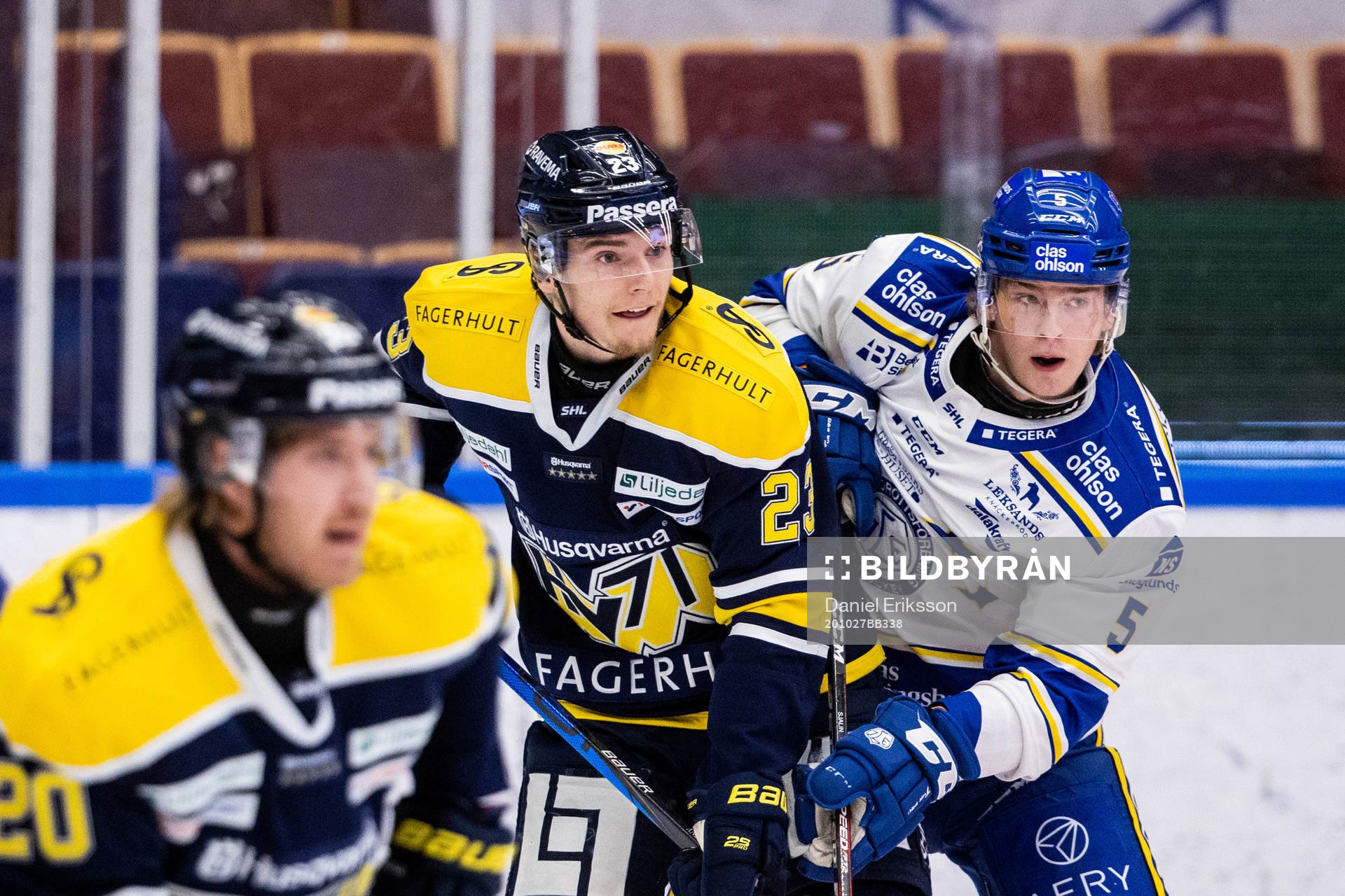 s Lias Andersson och Leksands Calle Själin