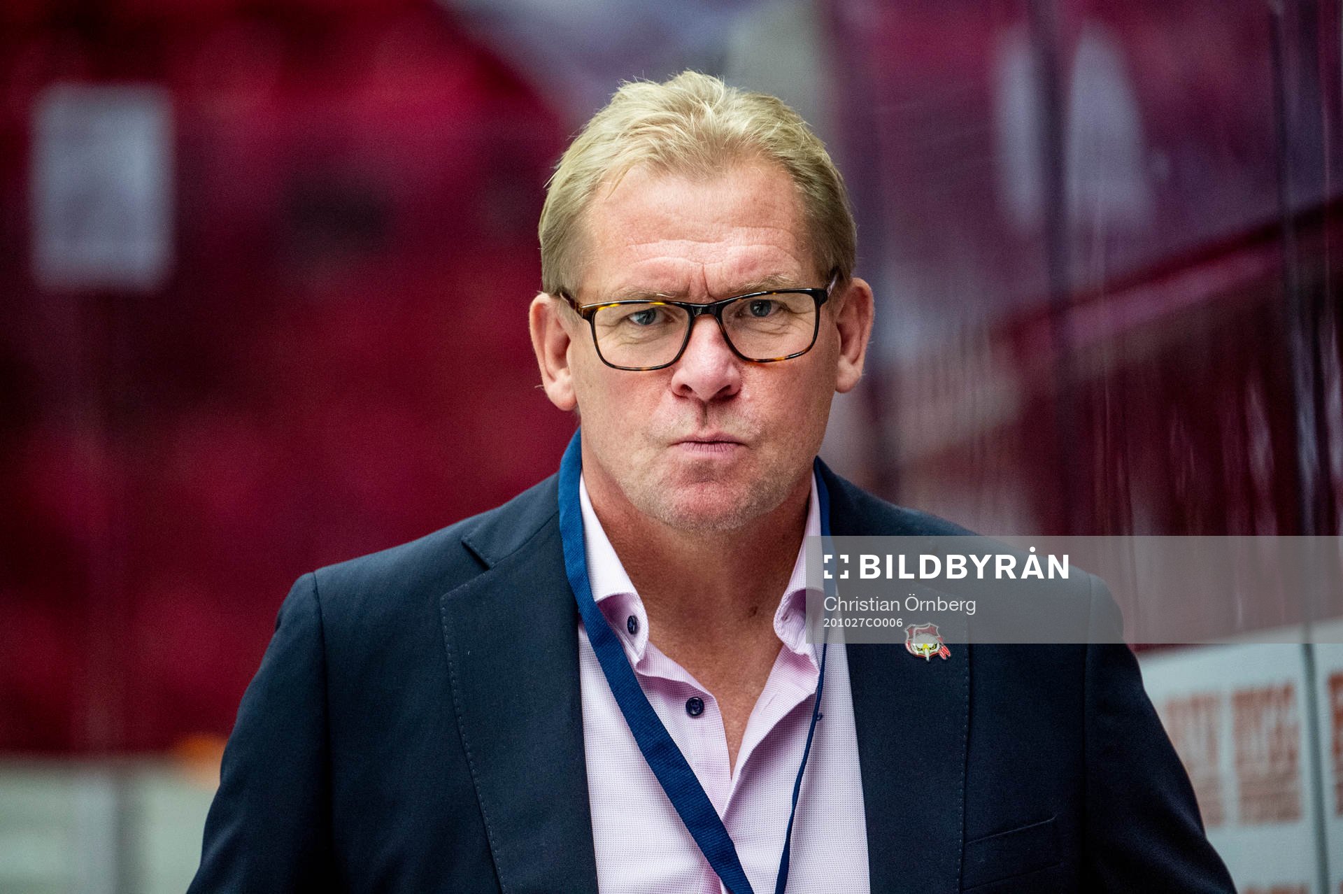 Malmö Redhawks VD och Sportchef Patrik Sylvegård innan