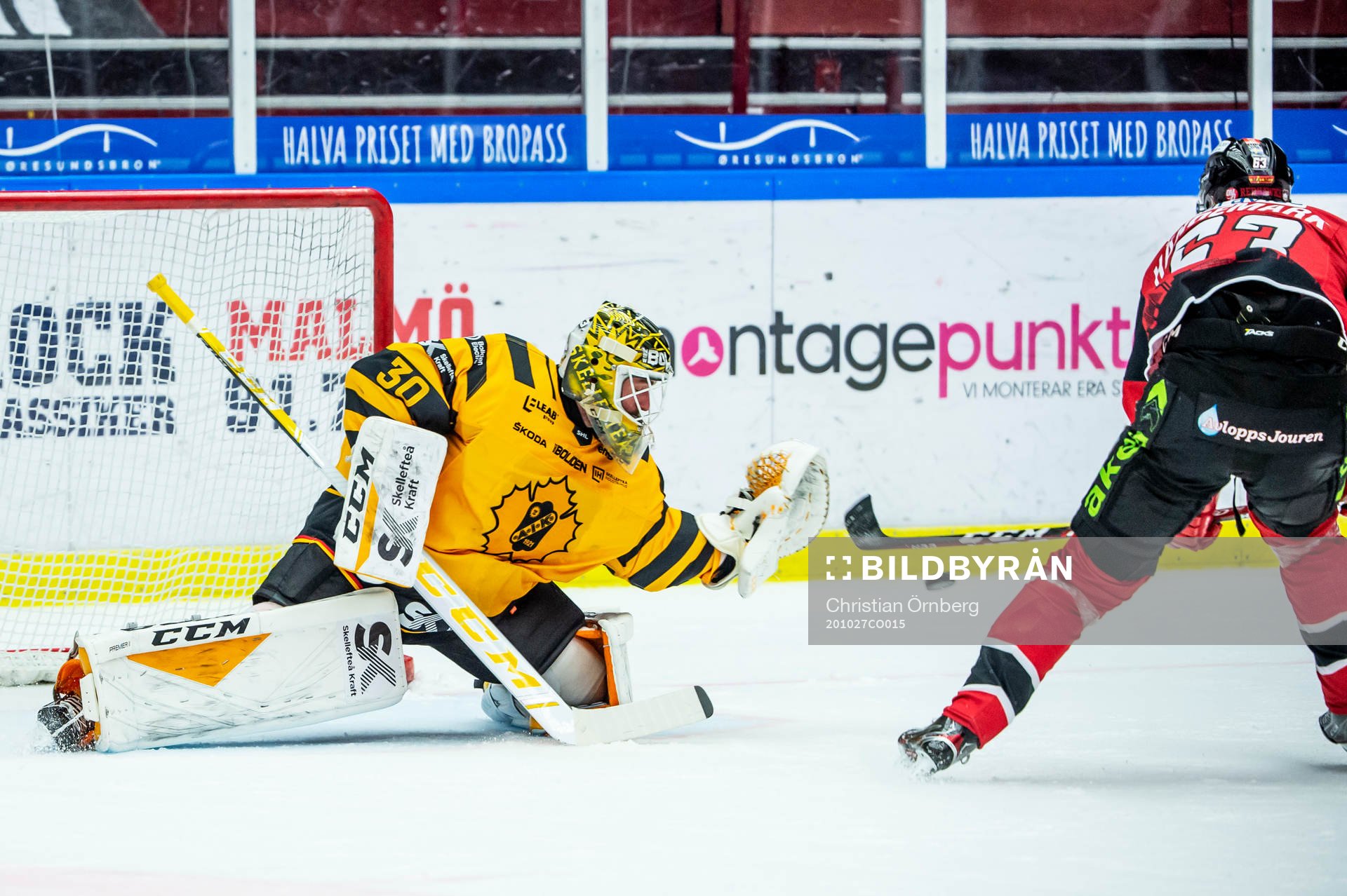 Malmö Redhawks Fredrik Händemark mot Skellefteås