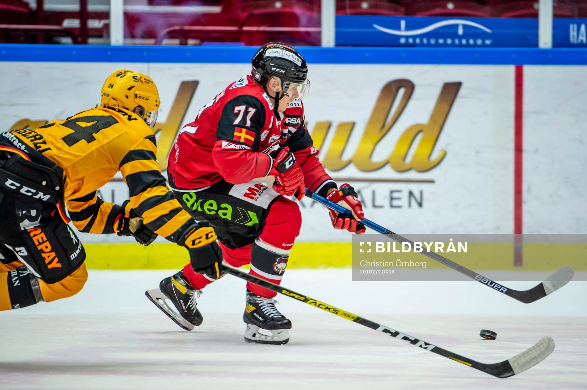 Malmö Redhawks Jan-Mikael Järvinen mot Skellefteås