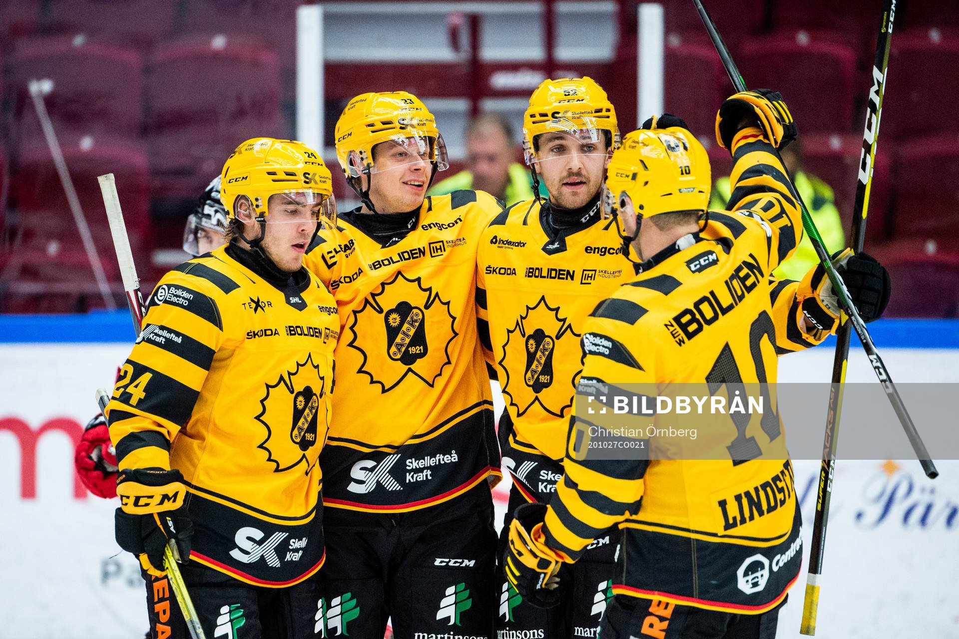 Skellefteås Arvid Lundberg jublar