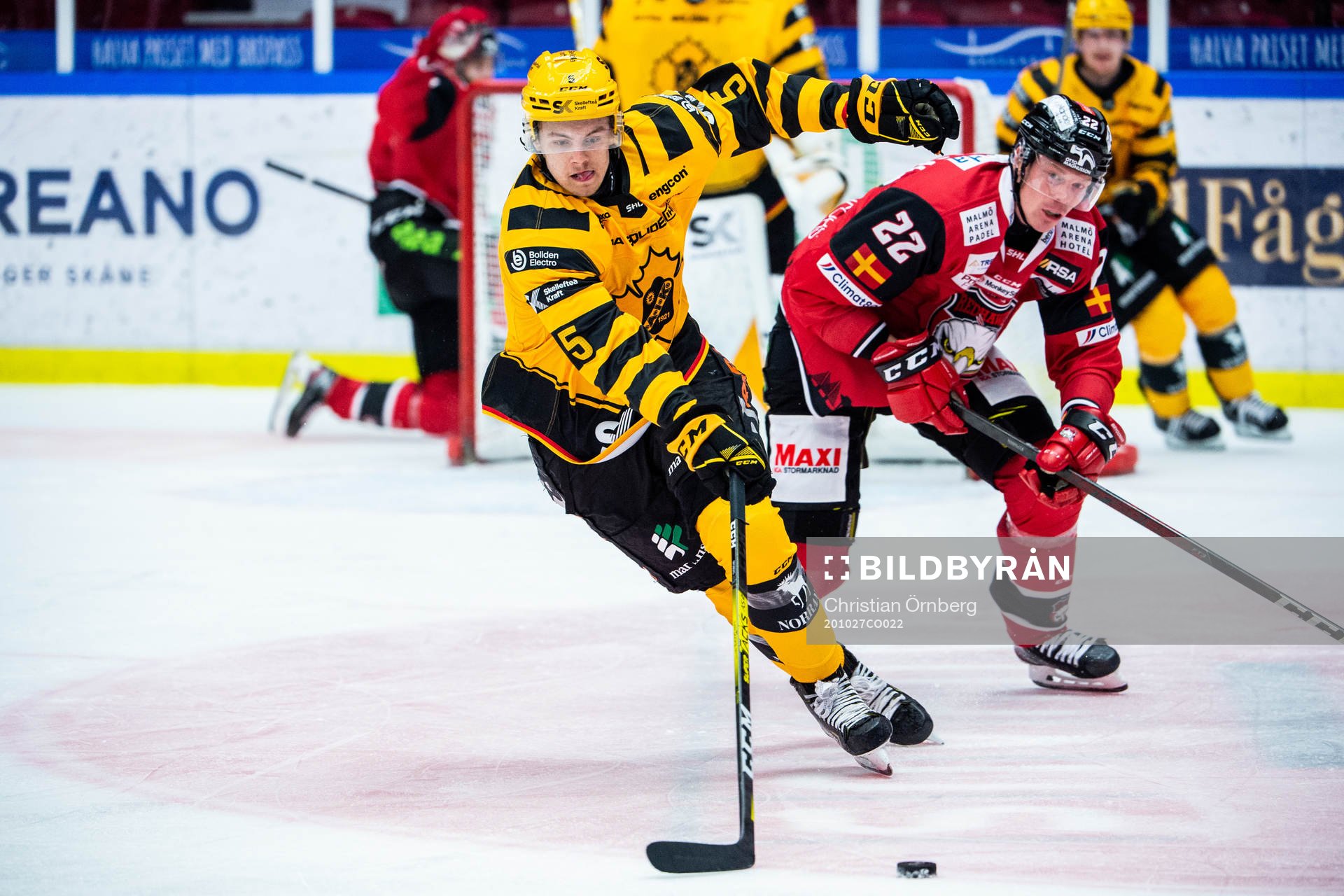 Skellefteås Philip Broberg och Malmö Redhawks Lars