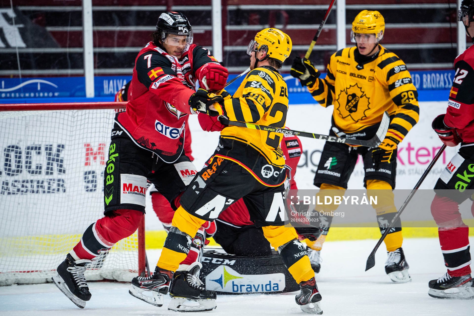 Malmö Redhawks Oliver Lauridsen och Skellefteås Jesper