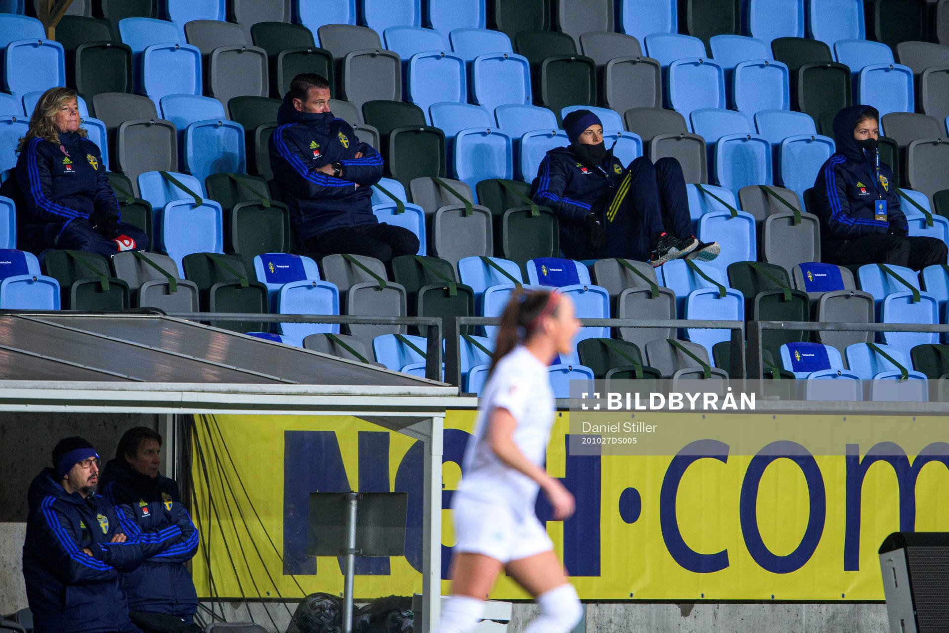 Lina Hurtig of Sweden in the stands