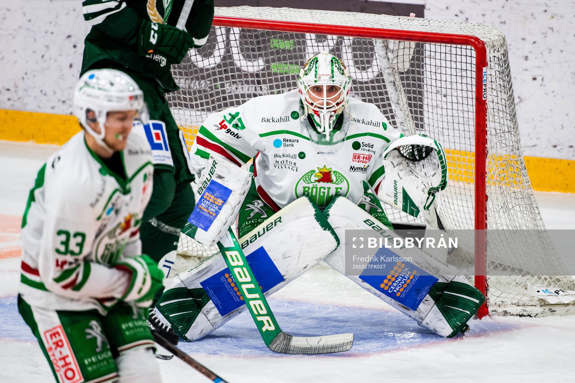 Rögles målvakt Johan Gustafsson