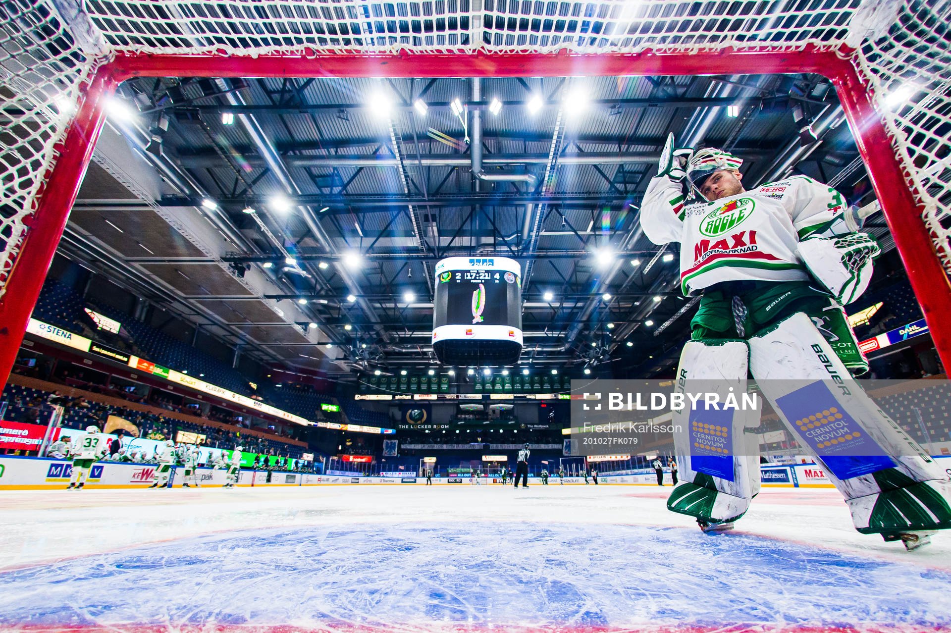 Rögles målvakt Johan Gustafsson