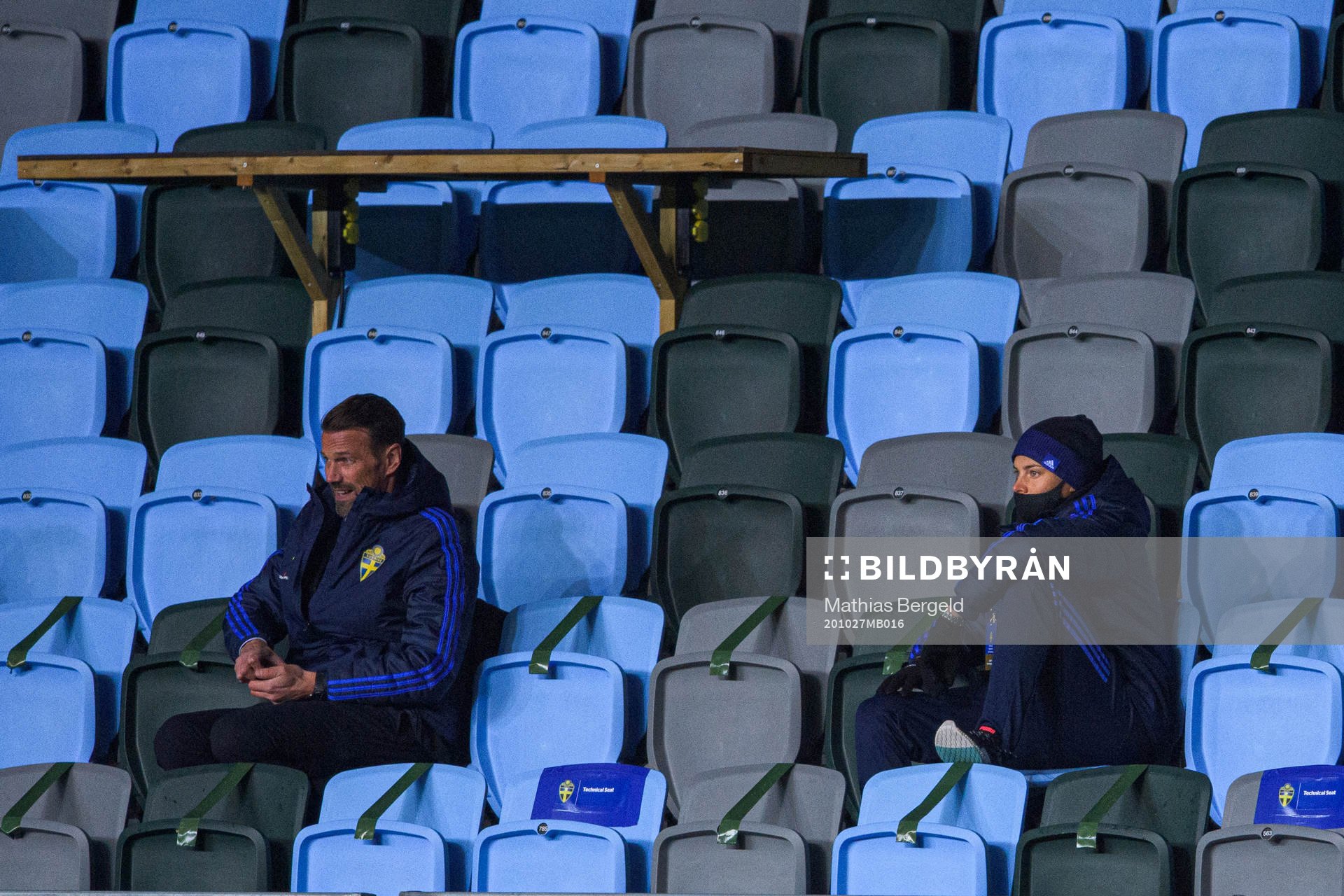 Lina Hurtig of Sweden in the stands