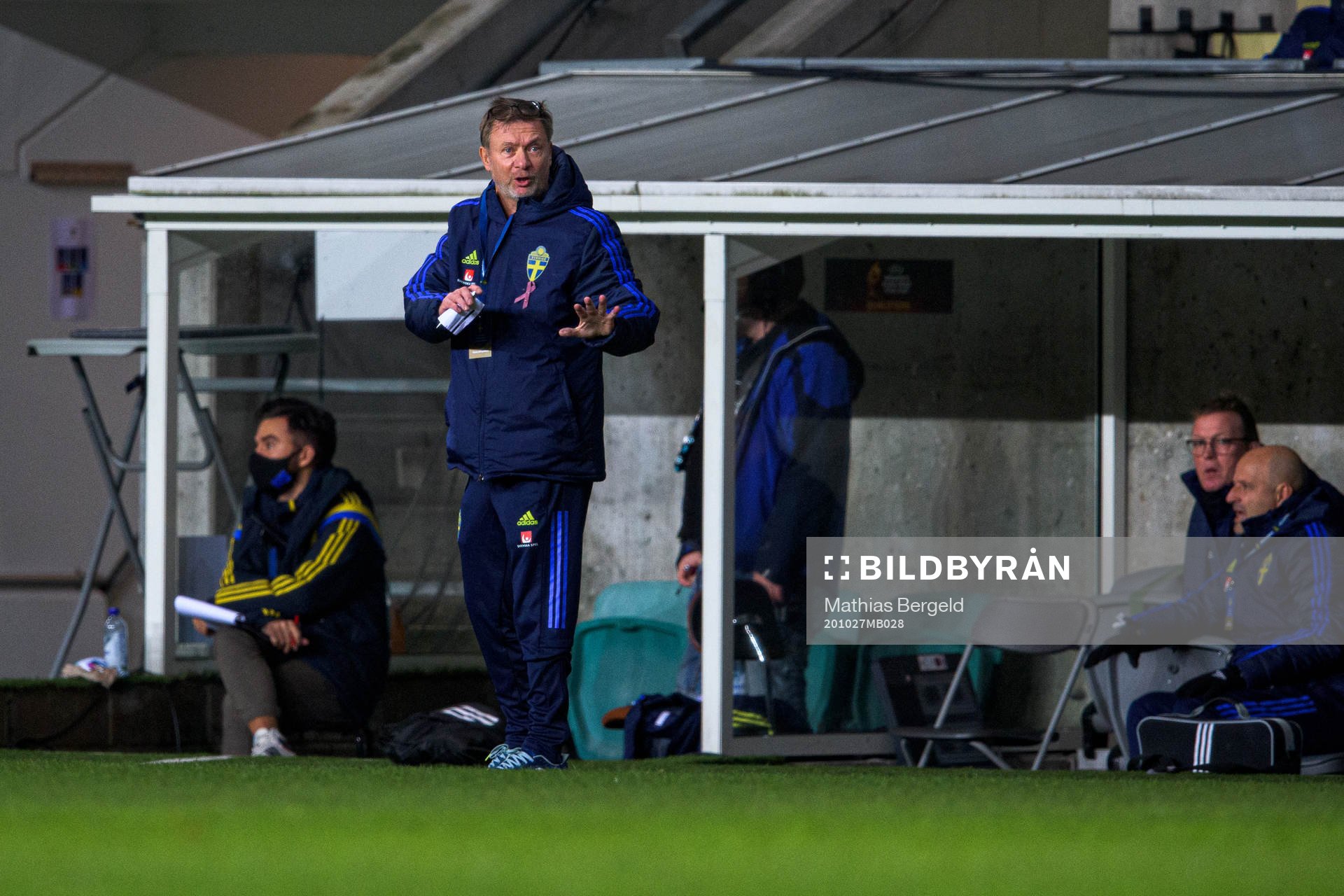 Peter Gerhardsson, head coach of Sweden