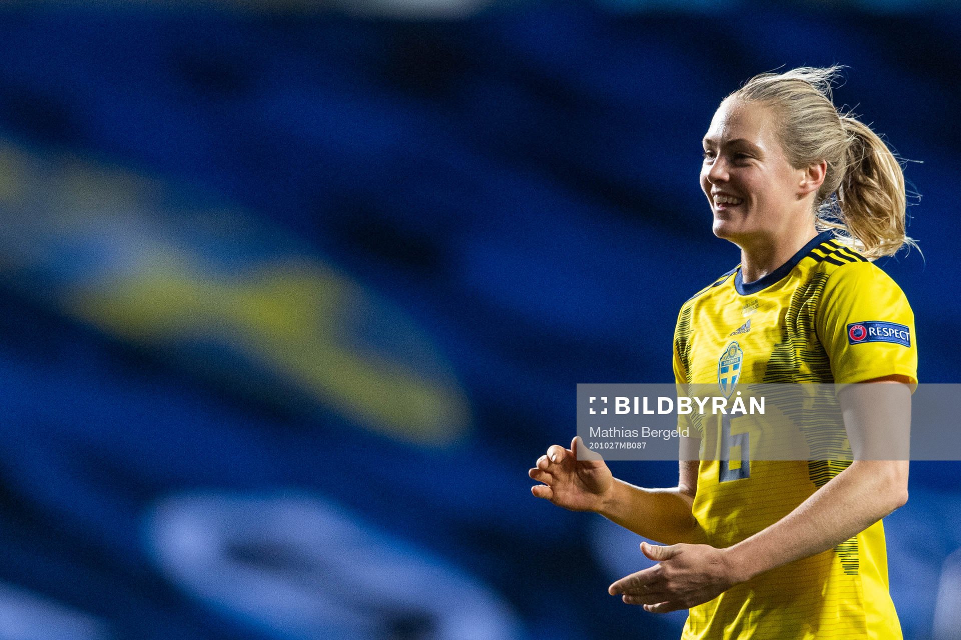 Magdalena Eriksson of Sweden celebrates