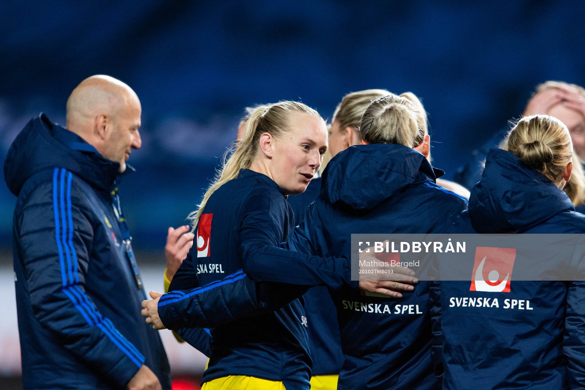 Stina Blackstenius of Sweden celebrates