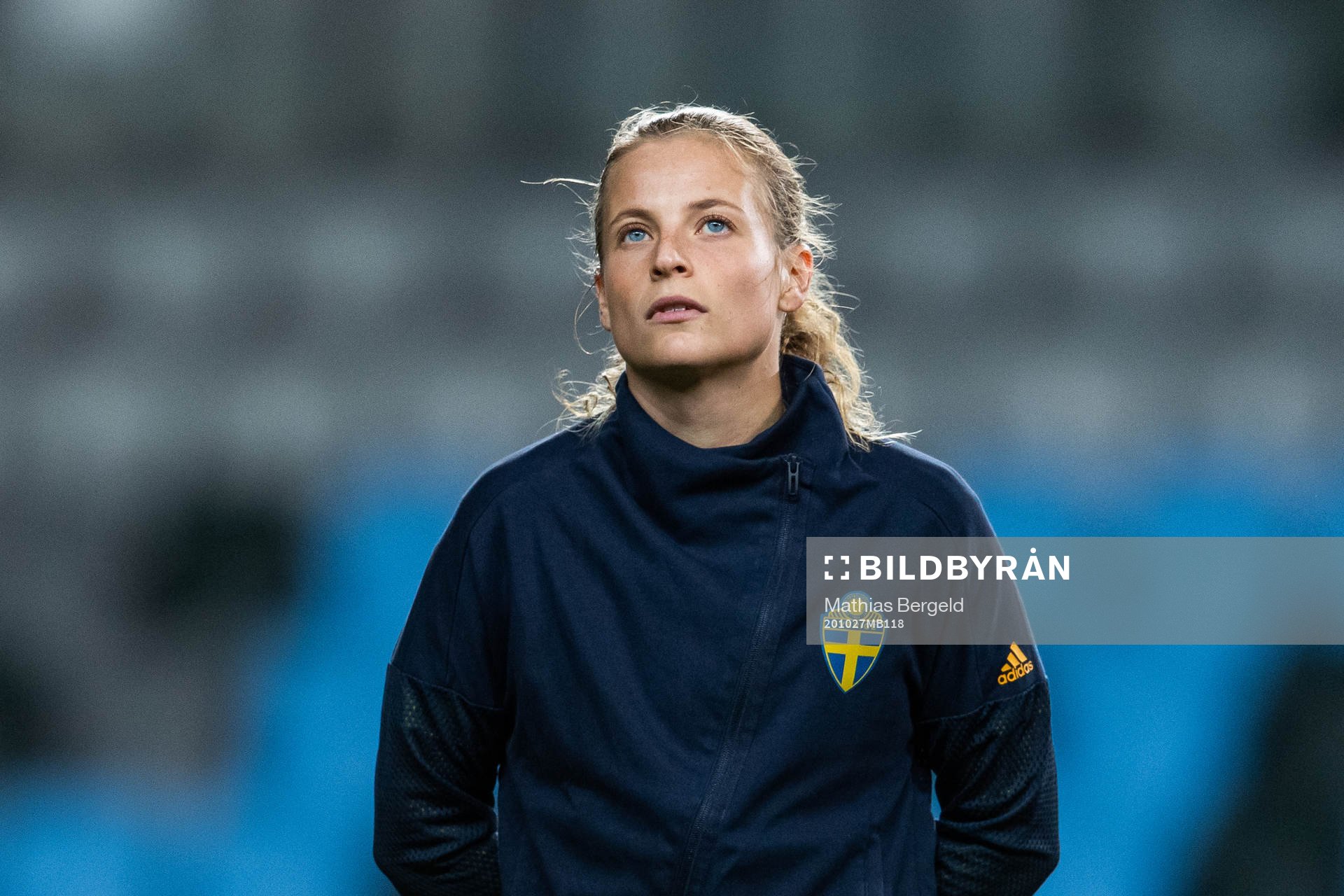 Anna Anvegård of Sweden at the line up