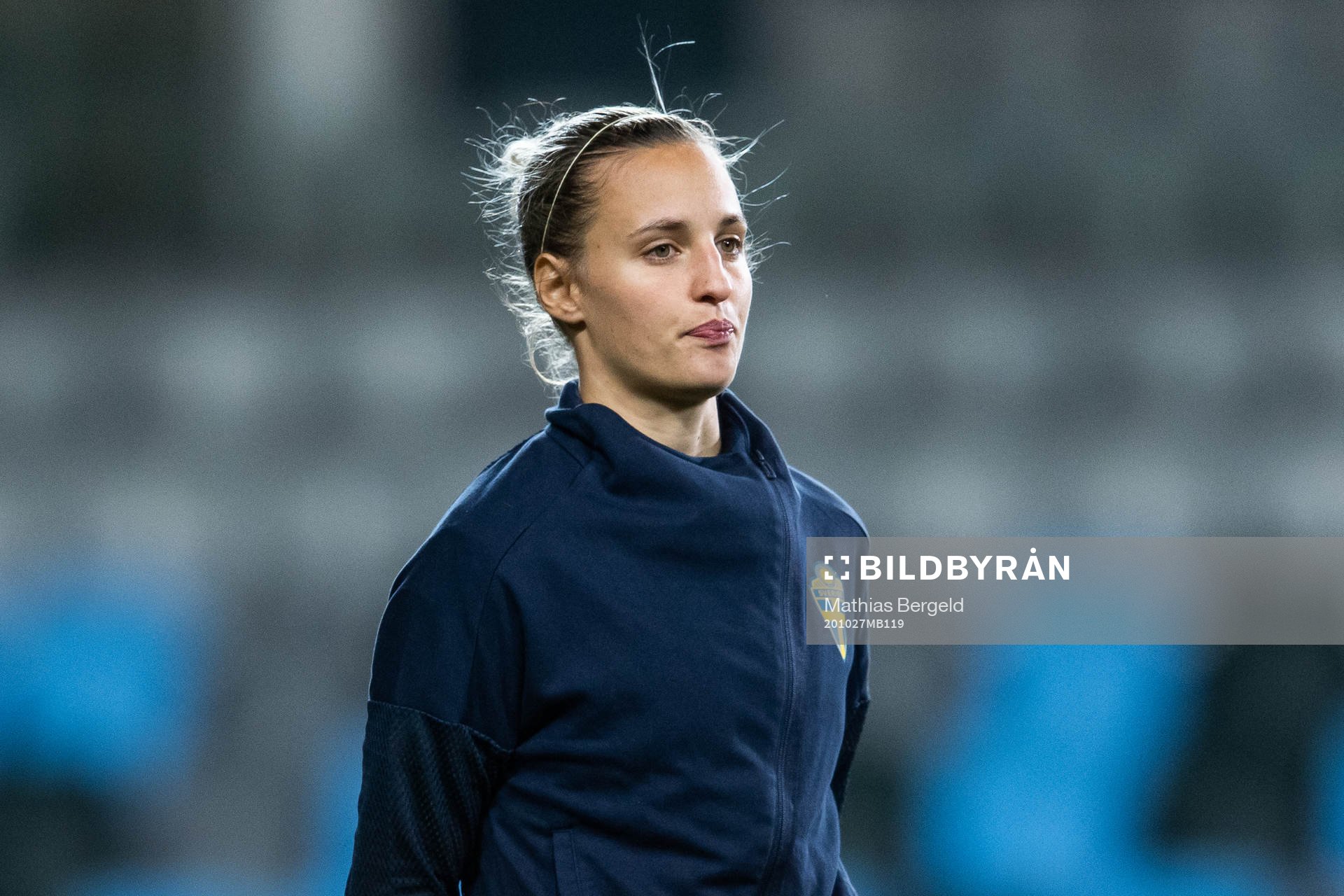 Nathalie Björn of Sweden at the line up
