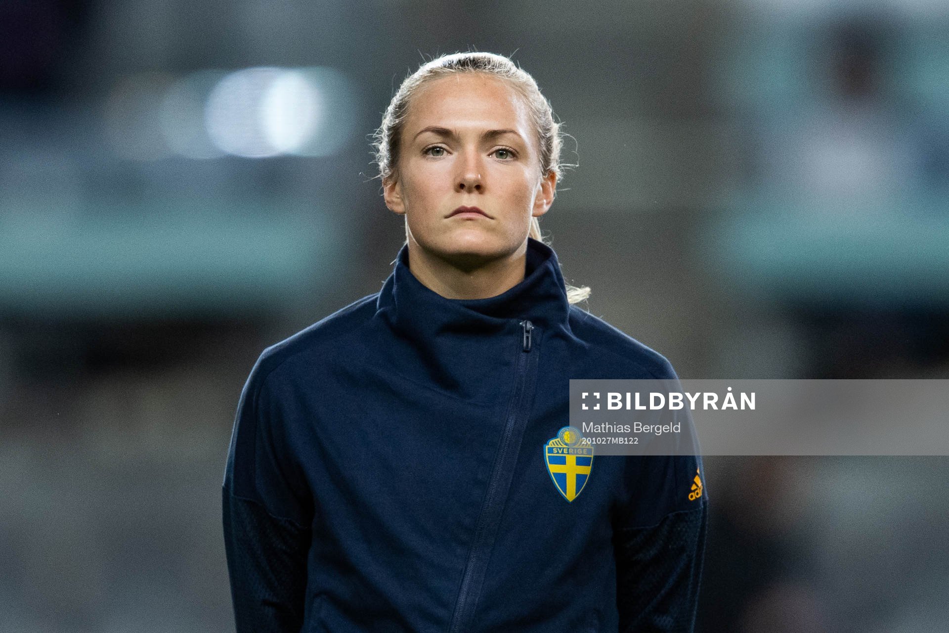 Magdalena Eriksson of Sweden at the line up