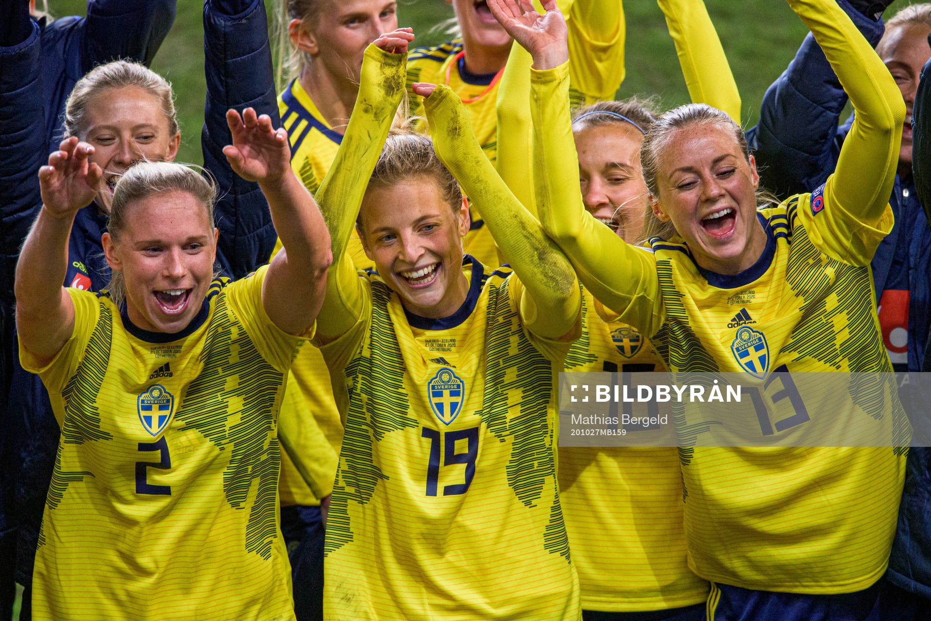Jonna Andersson , Anna Anvegård and Amanda Ilestedt of