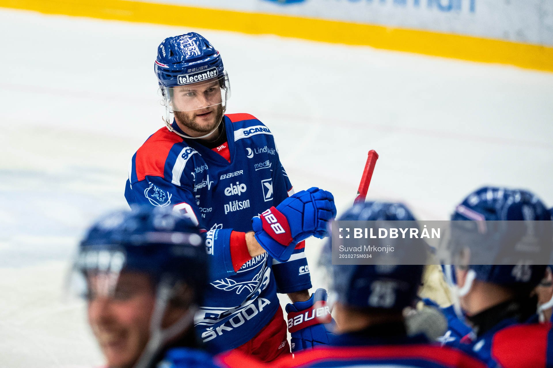 Oskarshamns Kim Rosdahl jublar