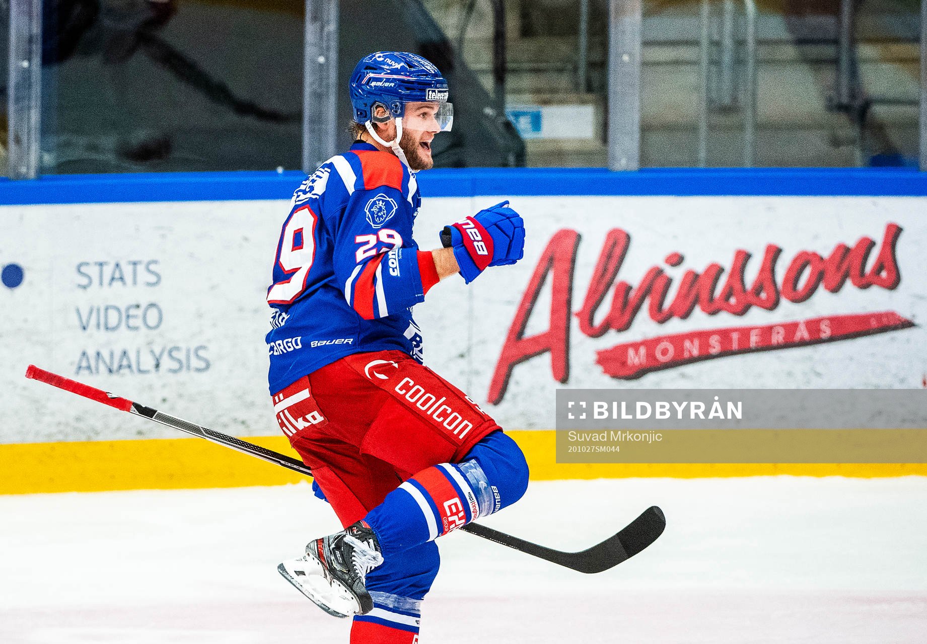 Oskarshamns Kim Rosdahl jublar