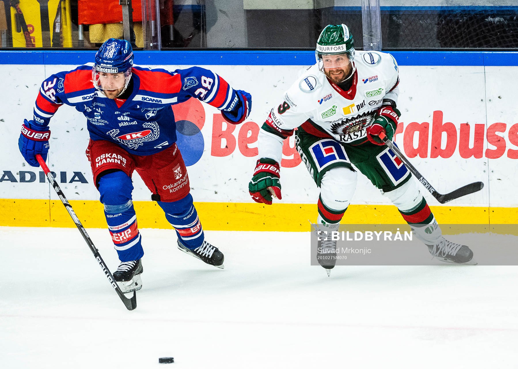 Oskarshamns Nichlas Torp och Frölundas Jan Mursak