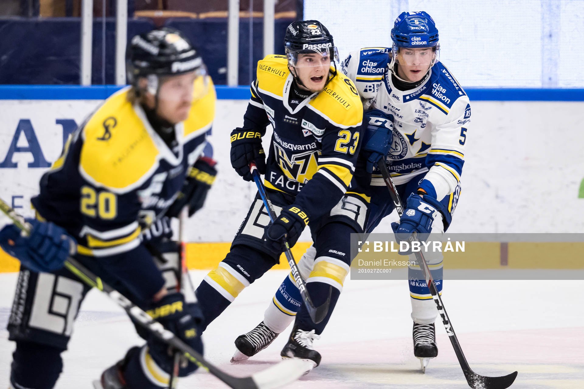 s Lias Andersson och Leksands Calle Själin