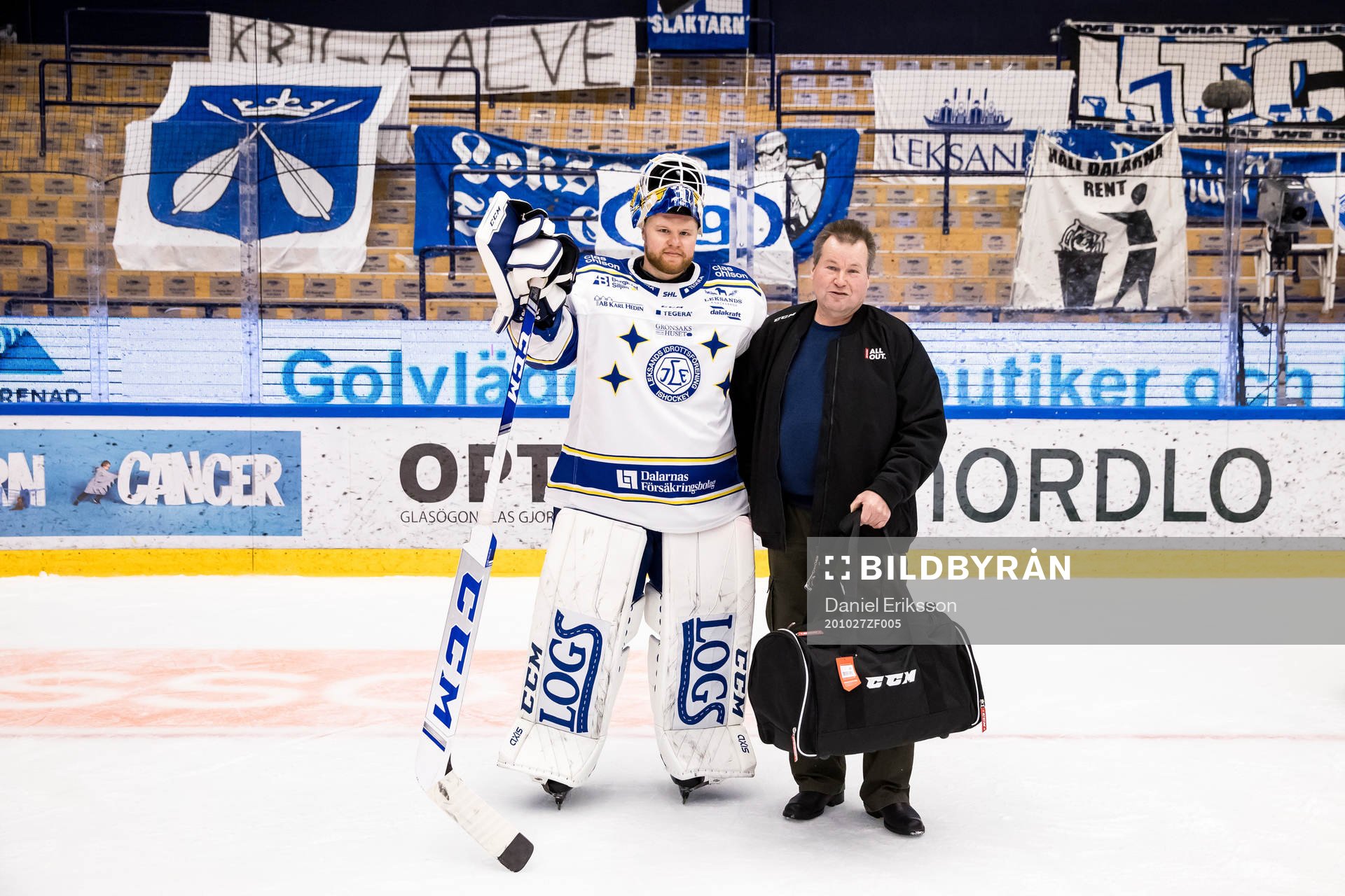 Leksands målvakt Janne Juvonen utsedd till matchens lirare
