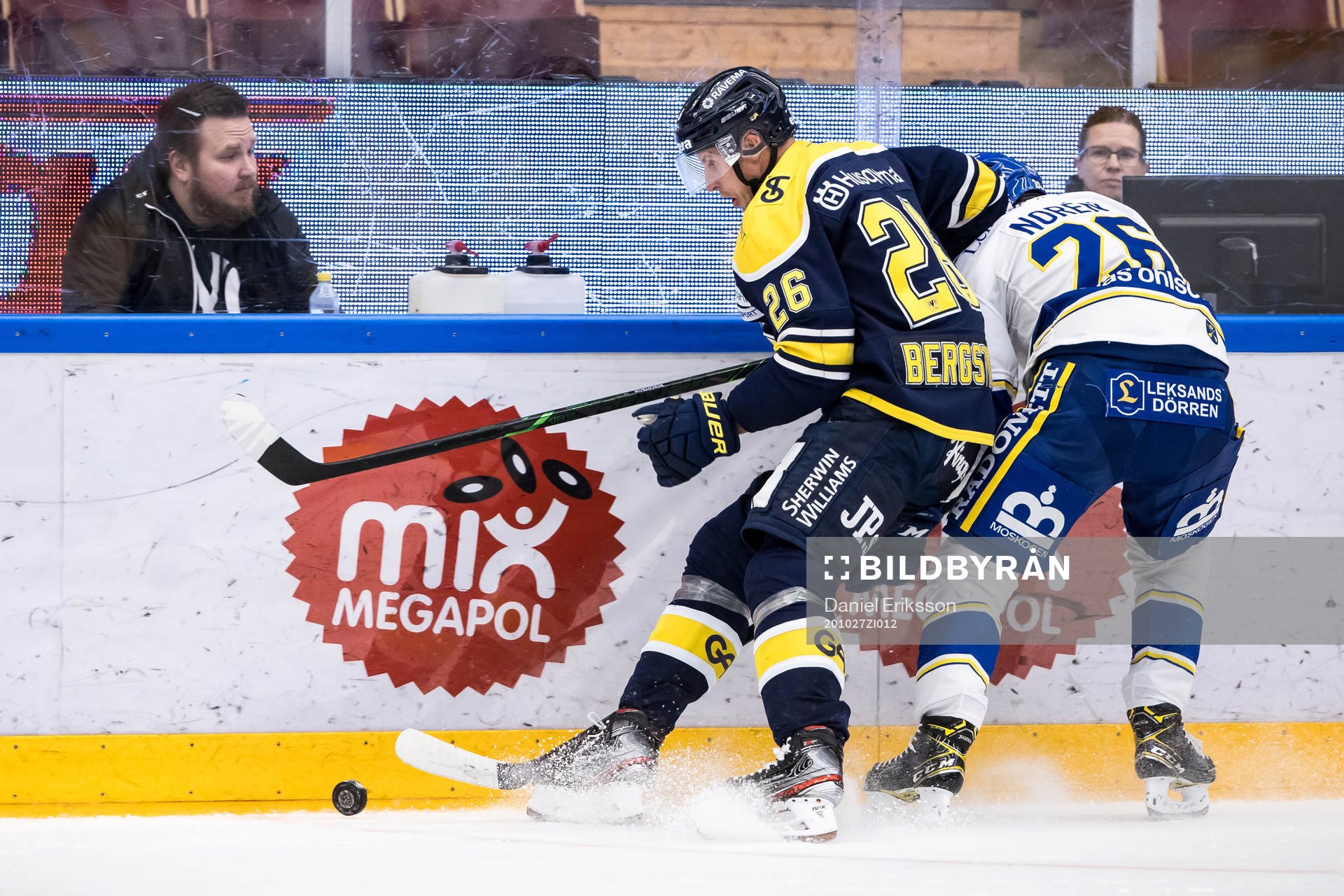 s Alexander Bergström och Leksands Patrik Norén