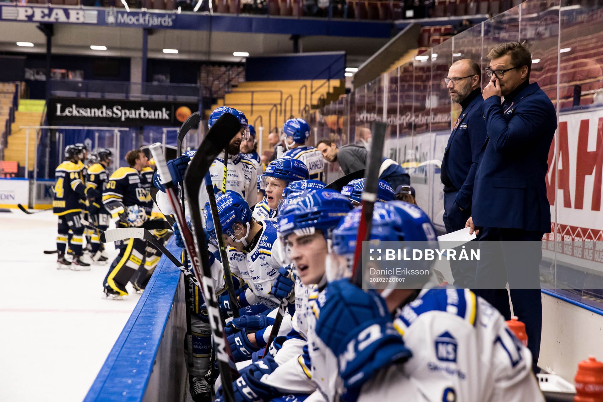 Leksands tränare Björn Hellkvist och Leksands