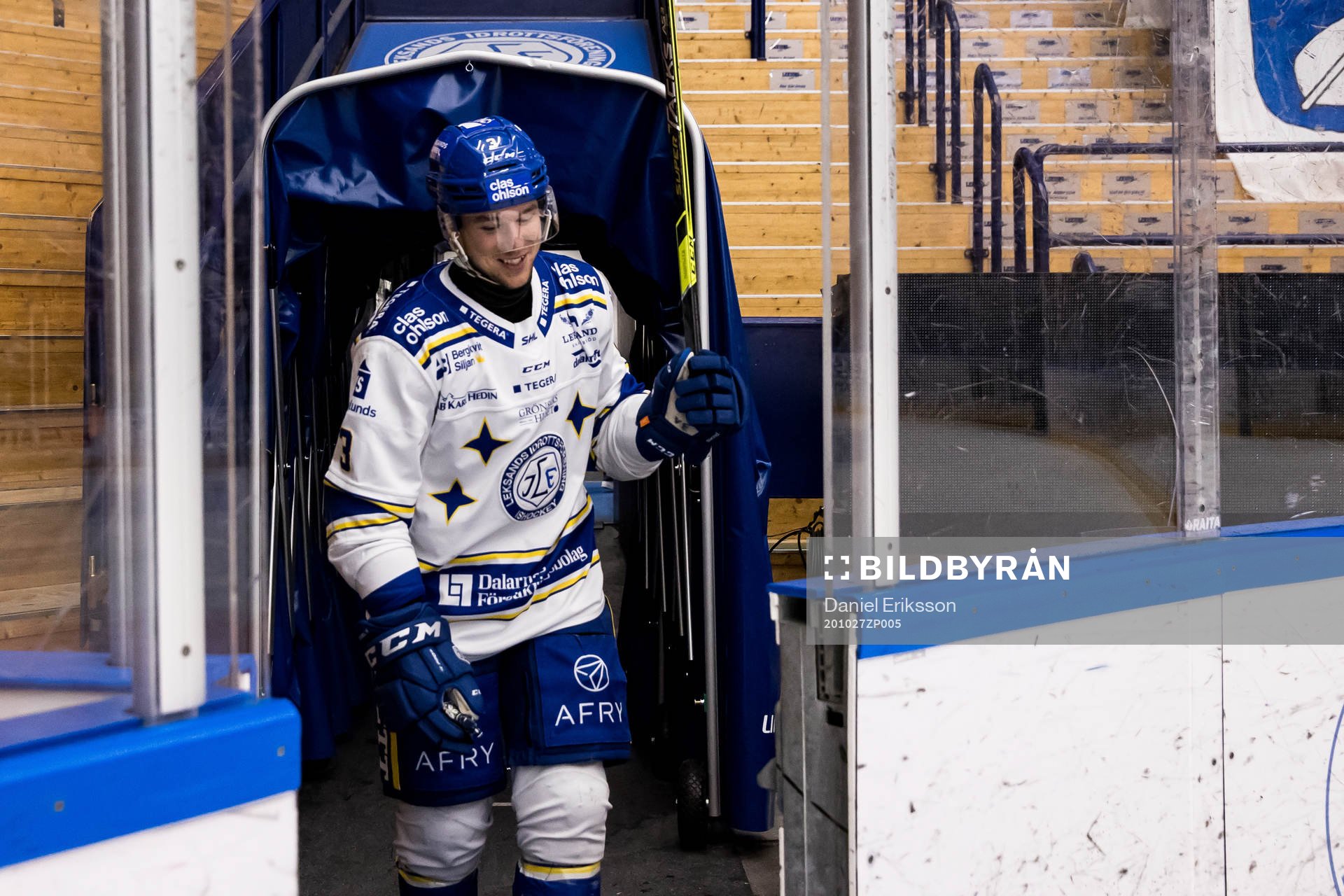 Leksands August Berg utsedd till matchens krigare