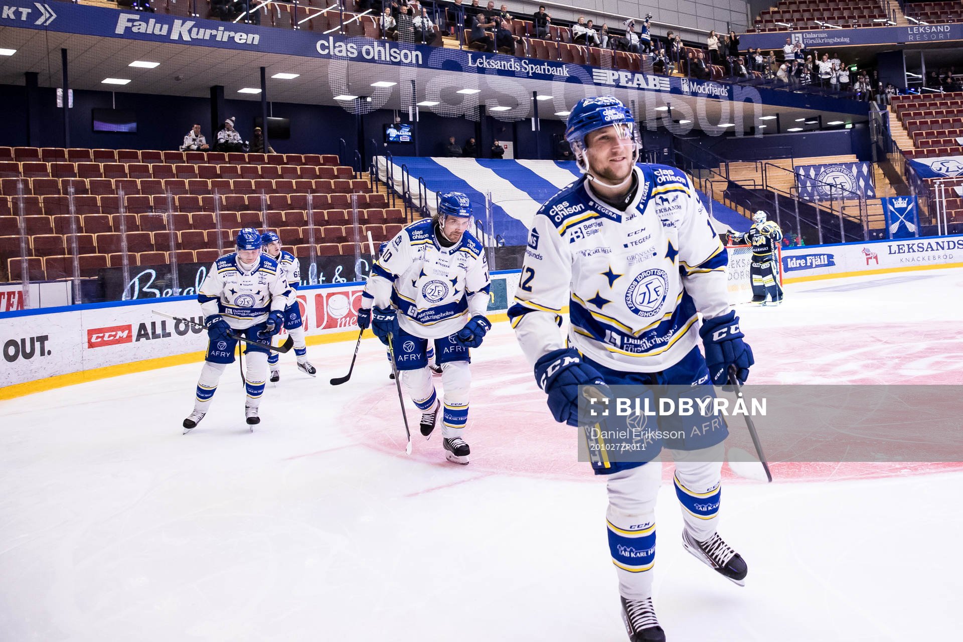 Leksands Fredrik Forsberg jublar