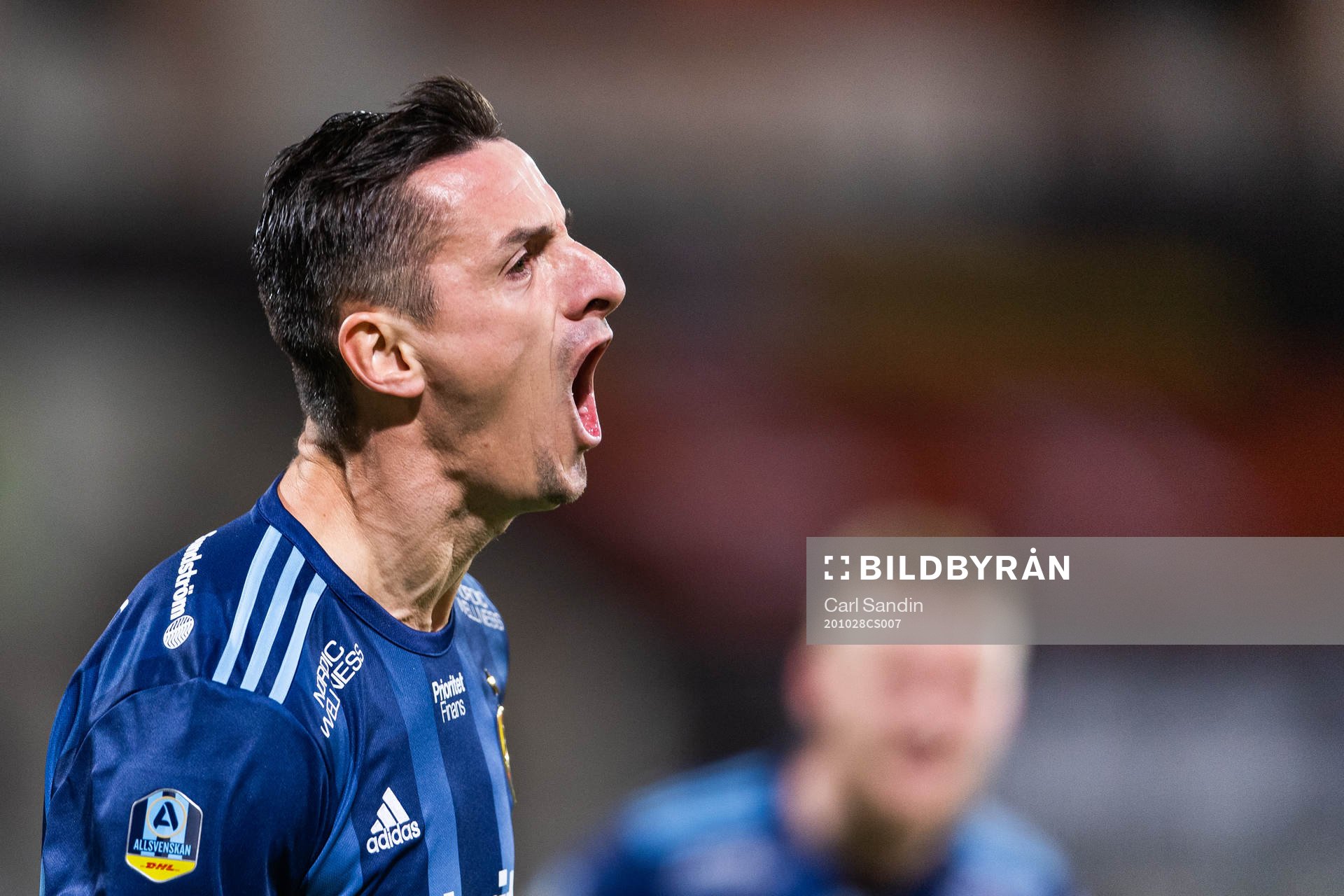 Djurgårdens Haris Radetinac jublar