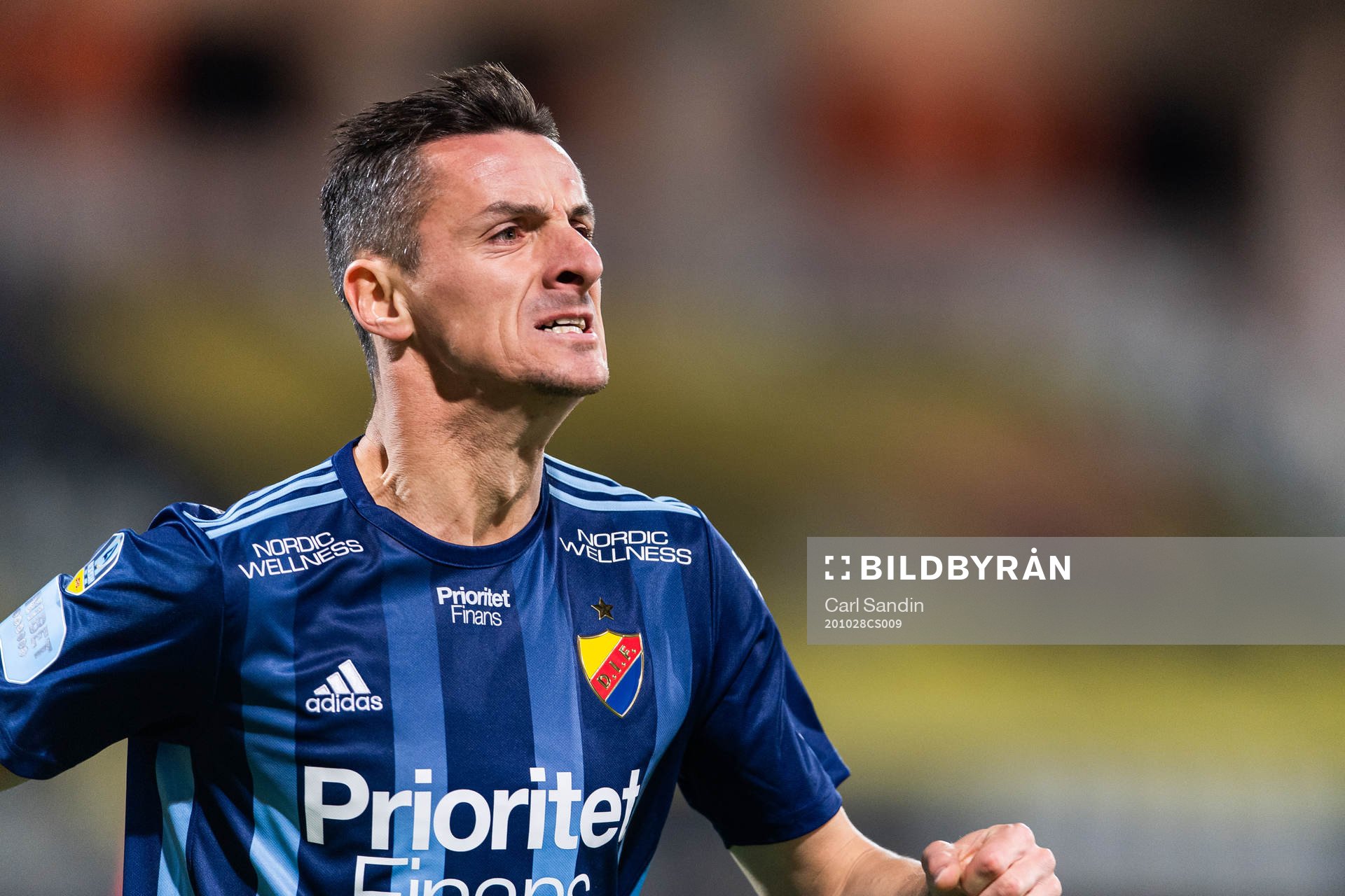 Djurgårdens Haris Radetinac jublar