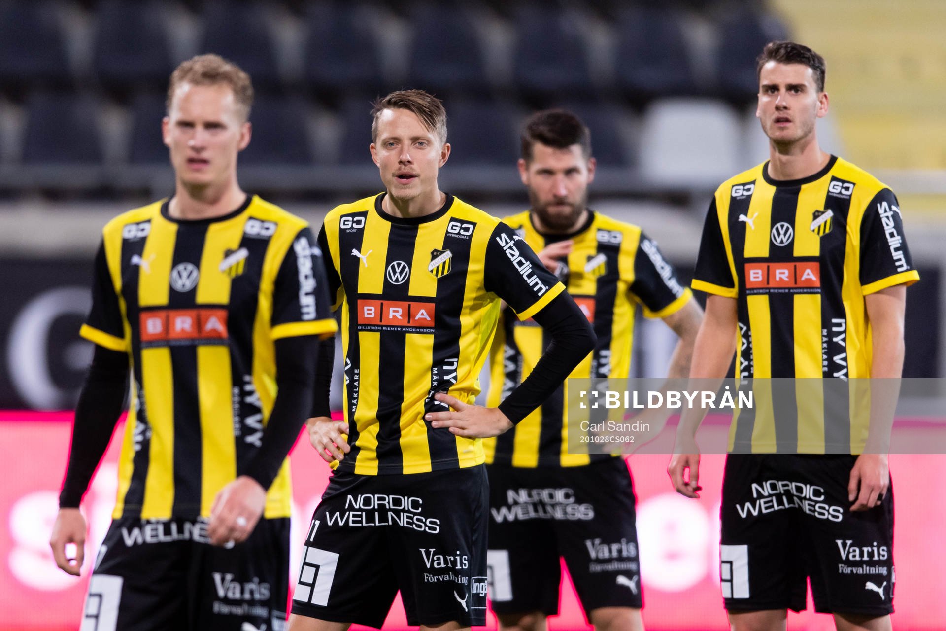 Häckens Gustav Berggren, Viktor Lundberg, Joona Toivio och