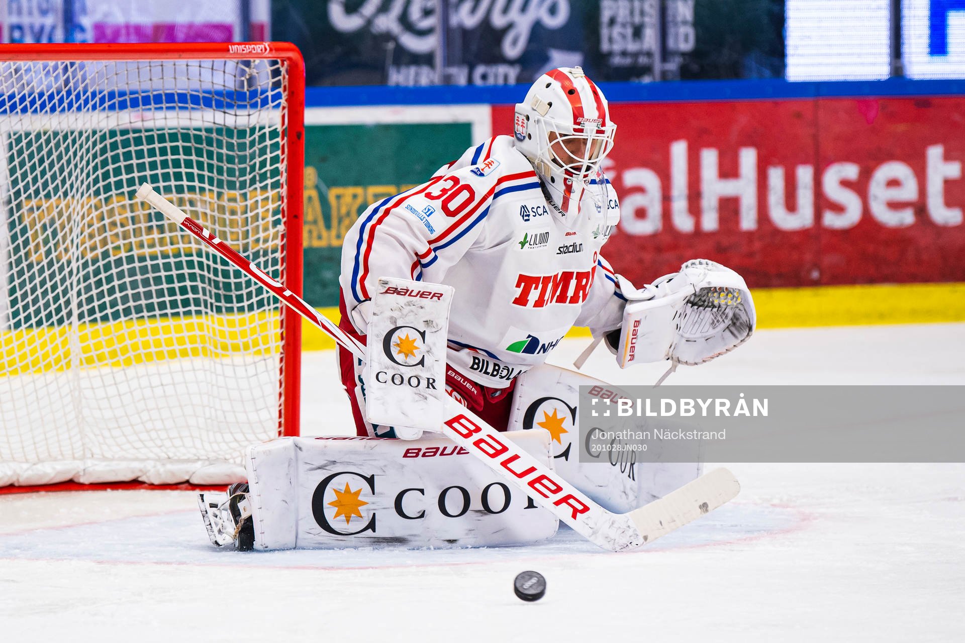 Timrås målvakt Jacob Johansson
