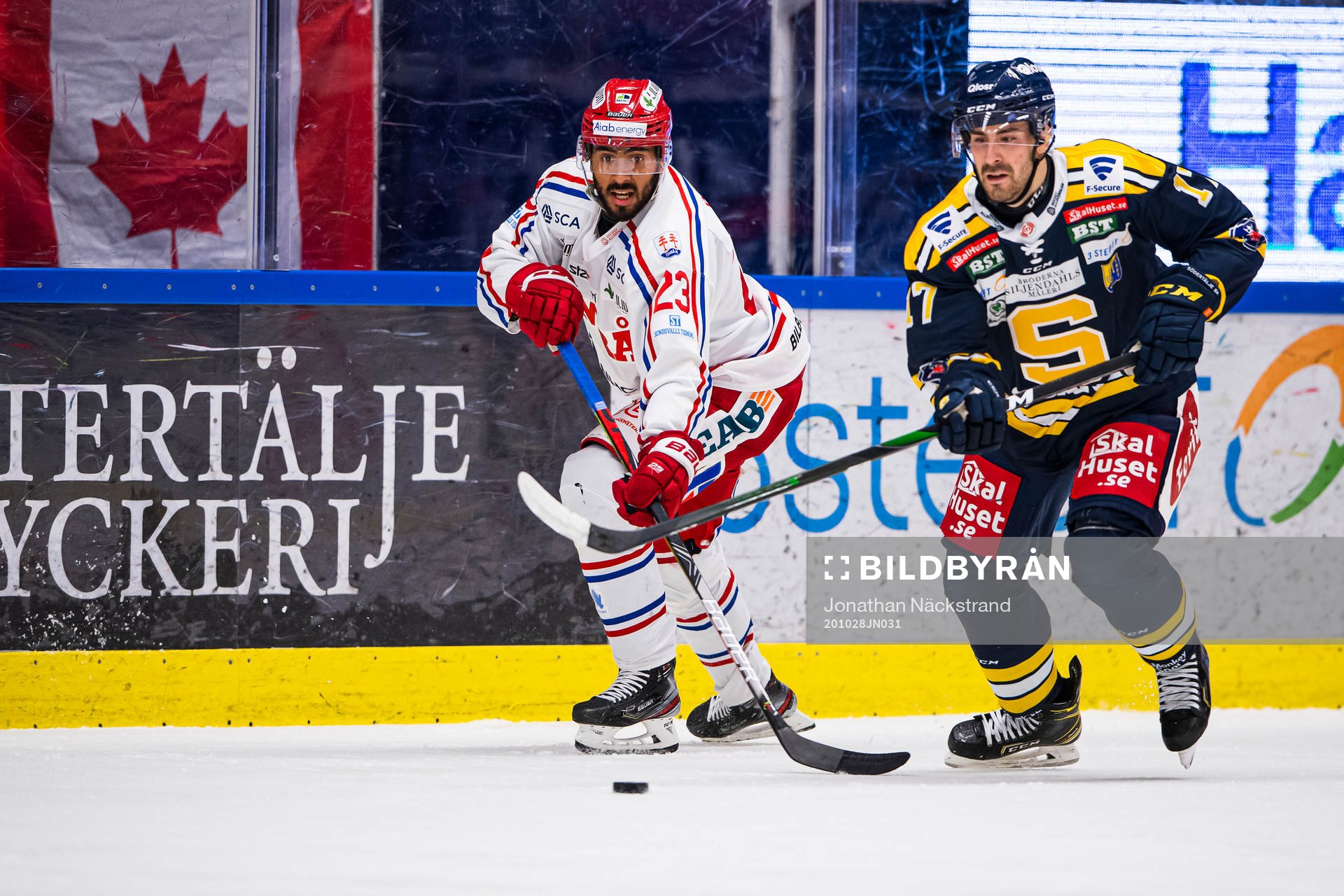 Timrås Jeremy Boyce-Rotevall och Södertäljes Evan