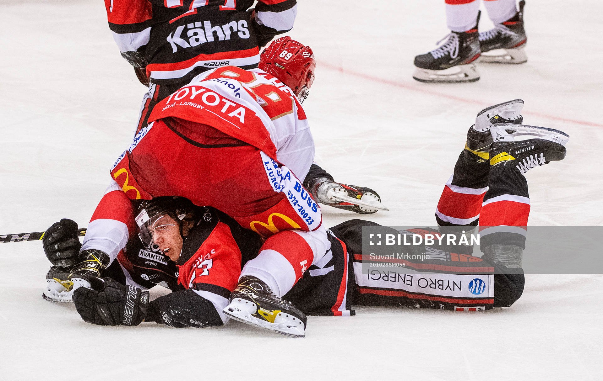 Nybros Otto Henell och Trojas Tim Bothén