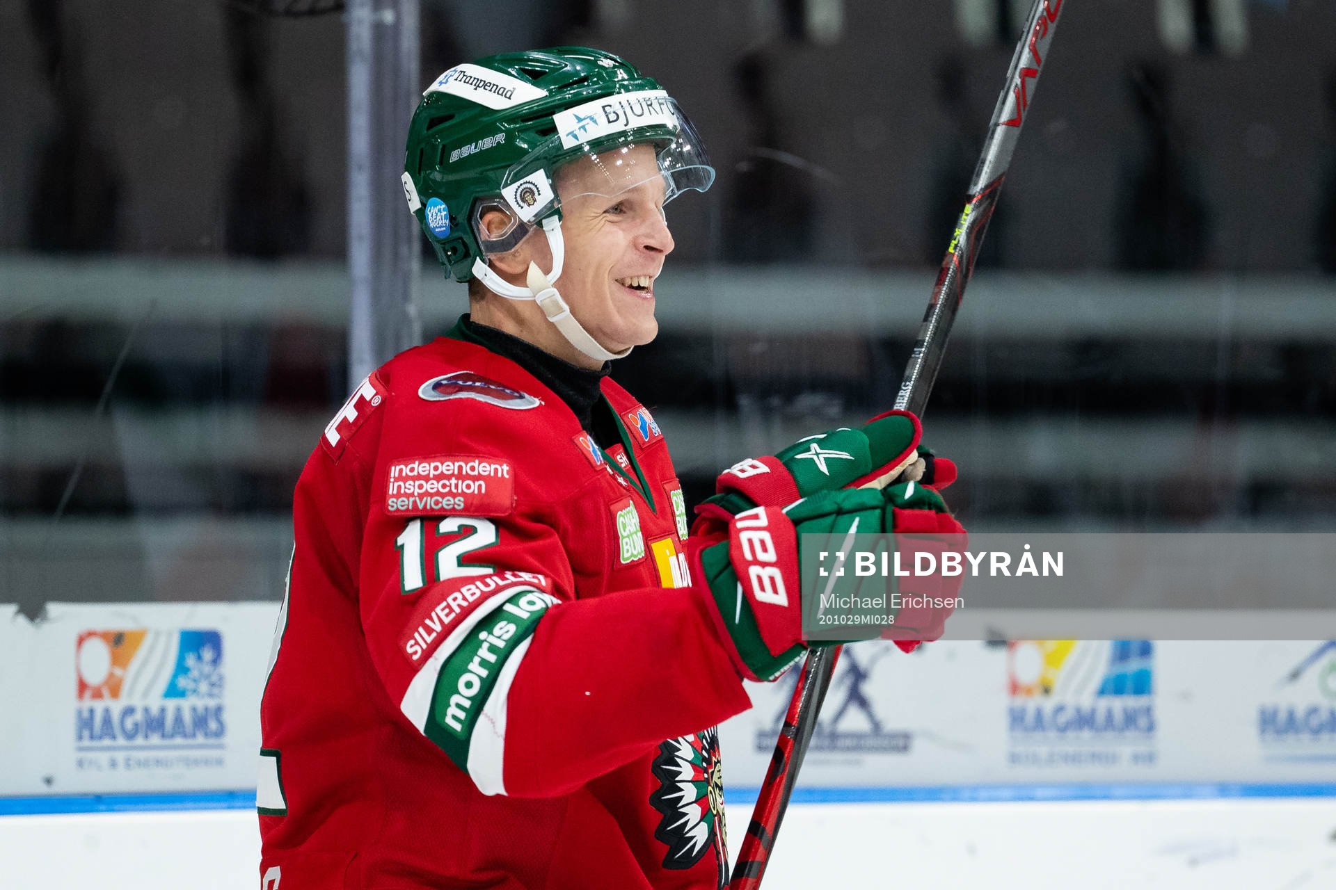 Frölundas Max Friberg jublar
