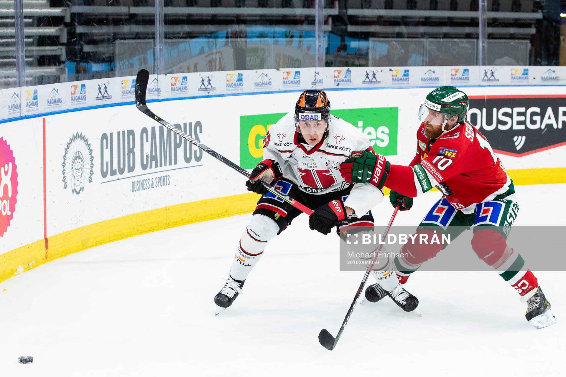 Örebros Robert Leino och Frölundas Jens Olsson