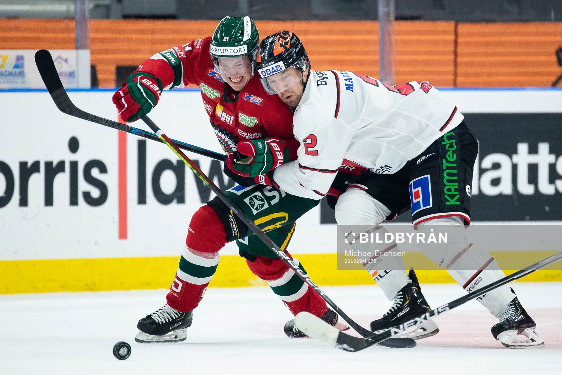 Frölundas Karl Henriksson och Örebros Rasmus Rissanen