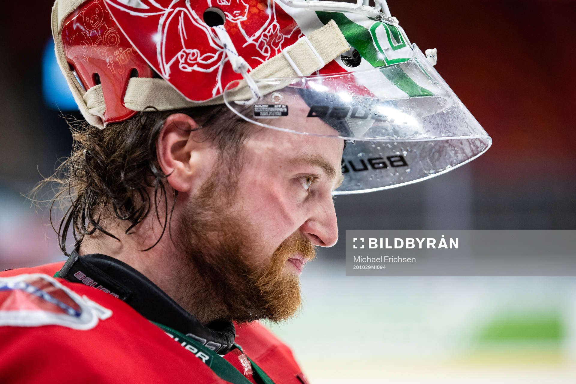 Frölundas målvakt Niklas Rubin