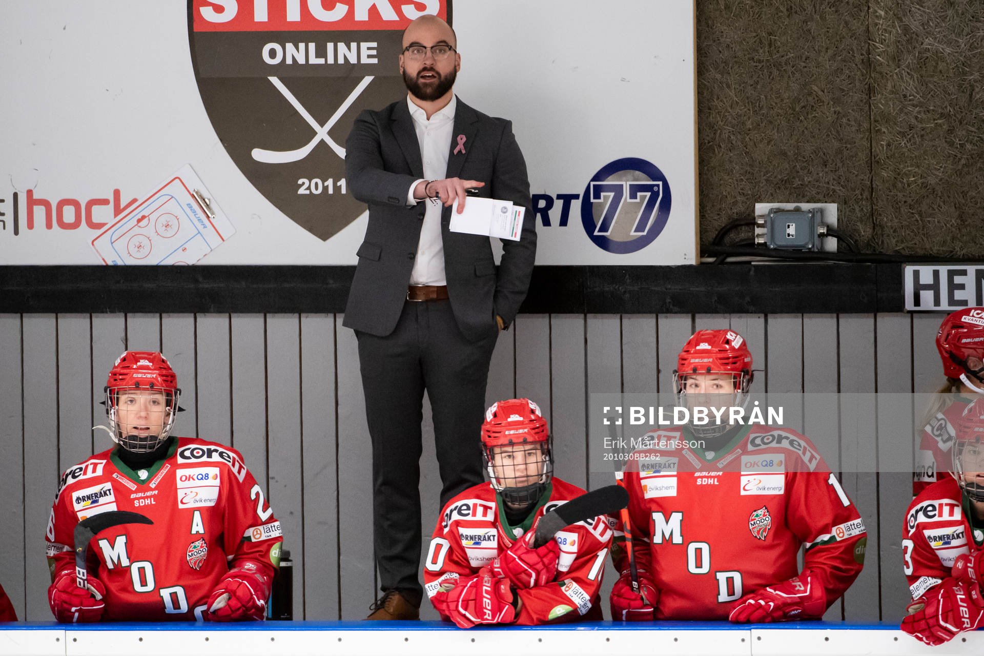 Modos tränare Björn Edlund