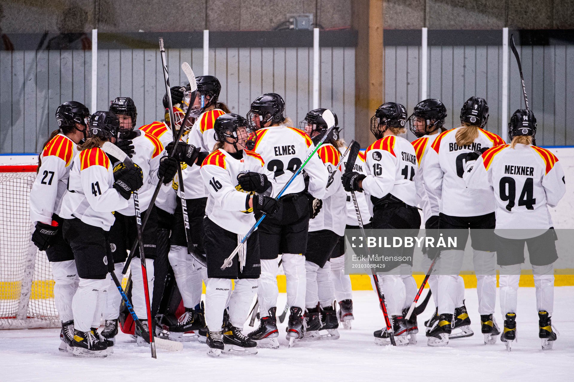 Brynäs spelare jublar