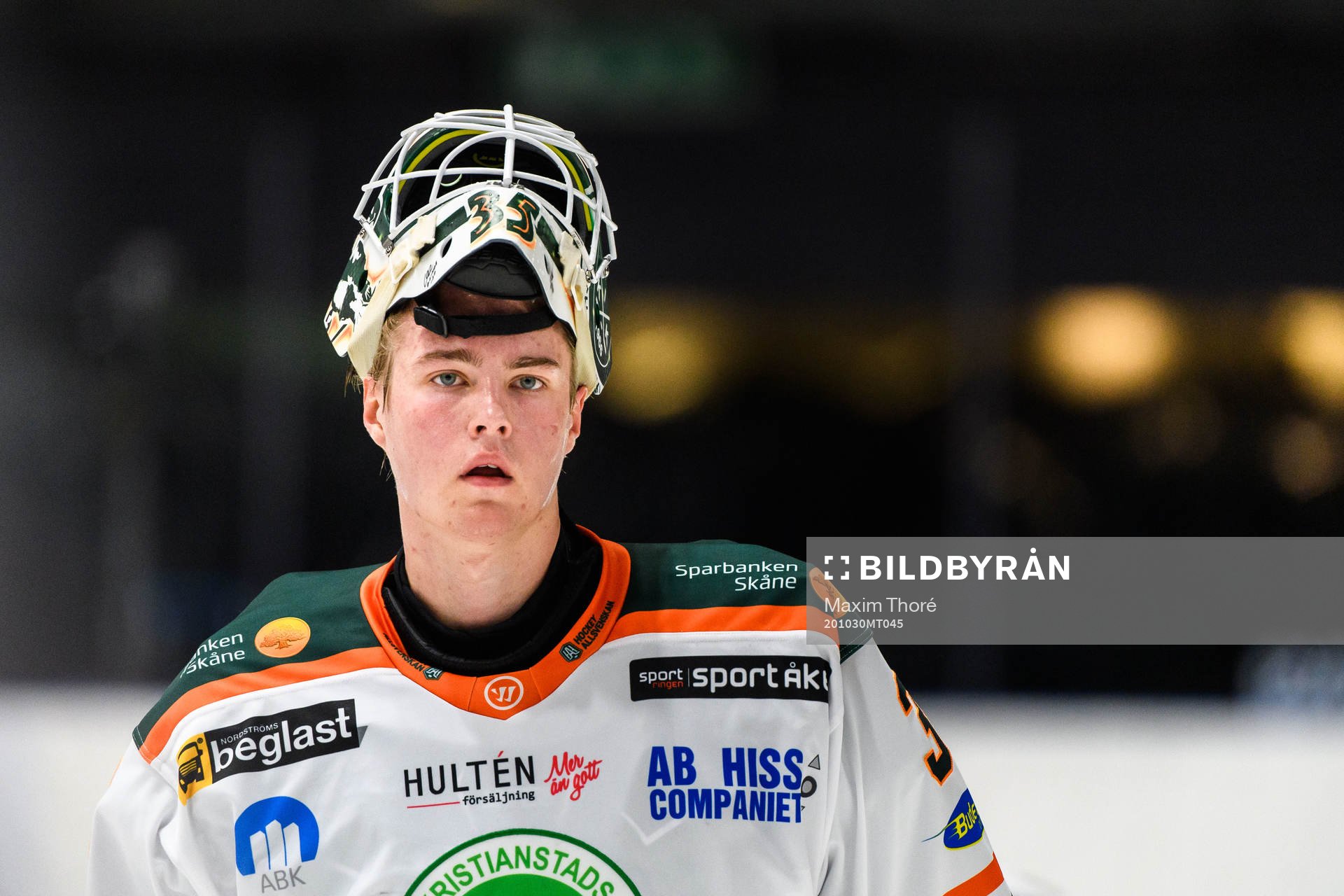 Kristianstads målvakt Calle Clang