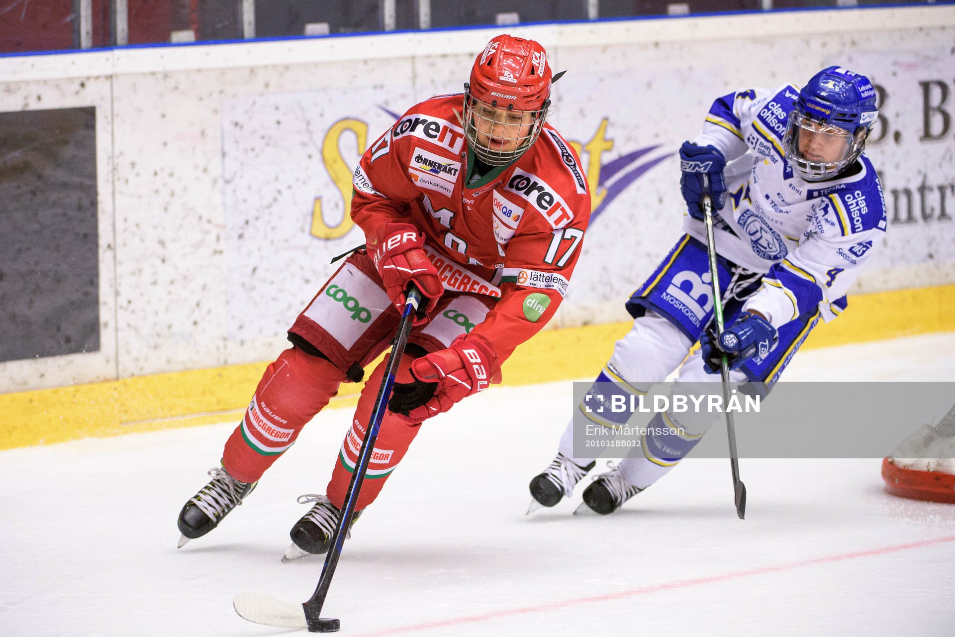 Modos Erica Rieder och Leksands Wilma Johansson