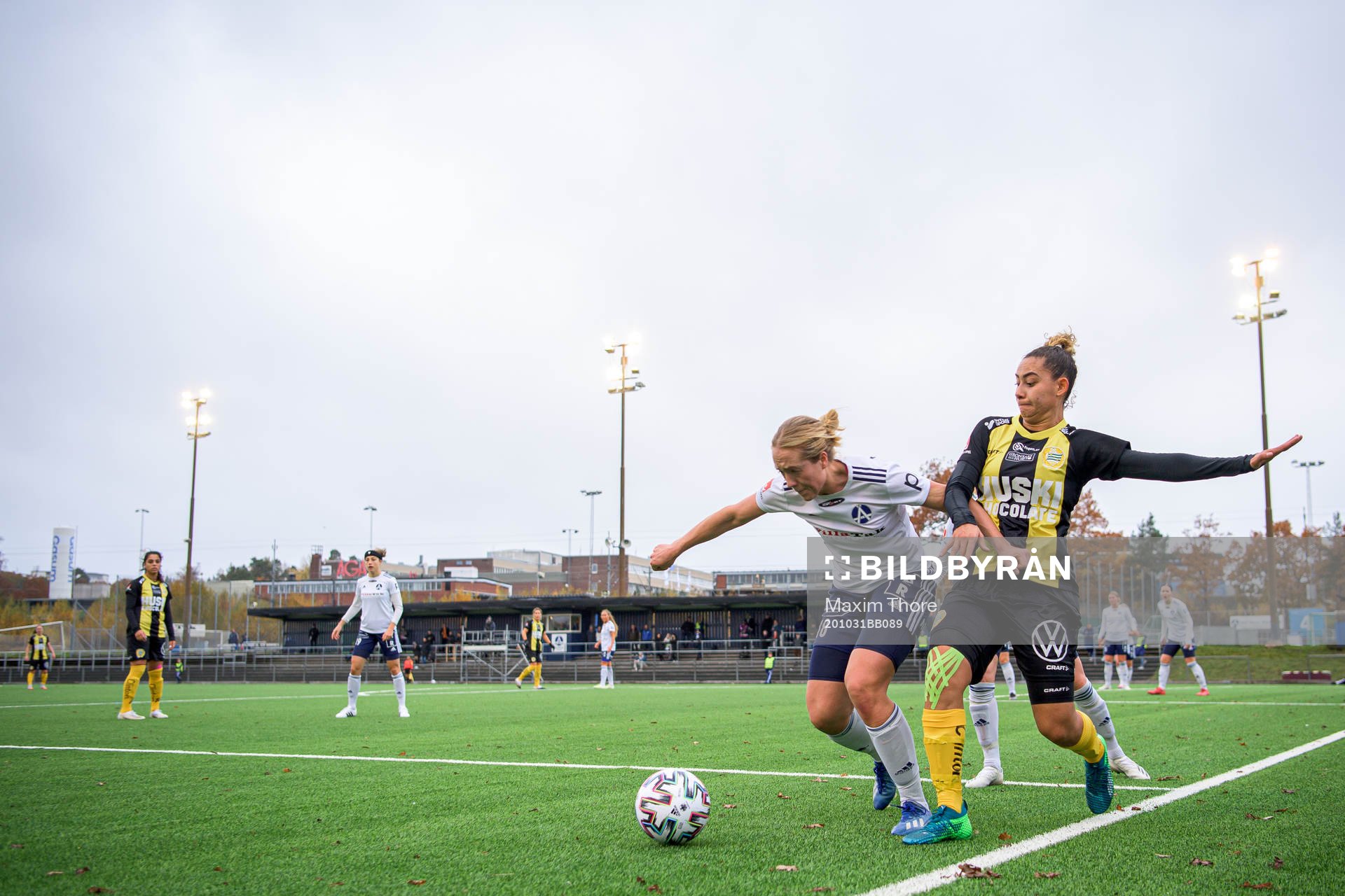 Älvsjös Alice Ahlberg och Hammarbys Caroline Rodrigues